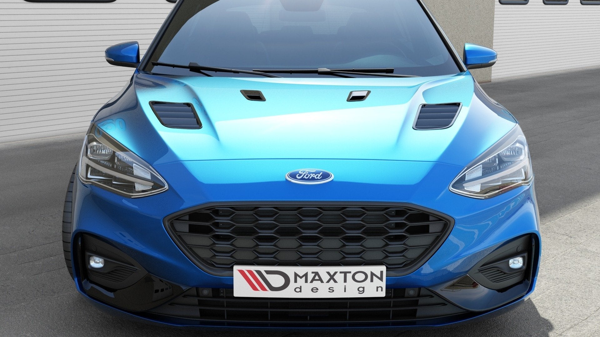 Motorhauben Luftschlitze für Ford Focus ST-Line / ST Mk4