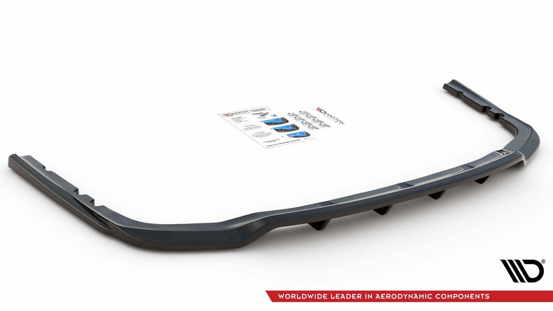 Mittlerer Cup Diffusor DTM Look Heck Ansatz für BMW X7 M-Paket G07