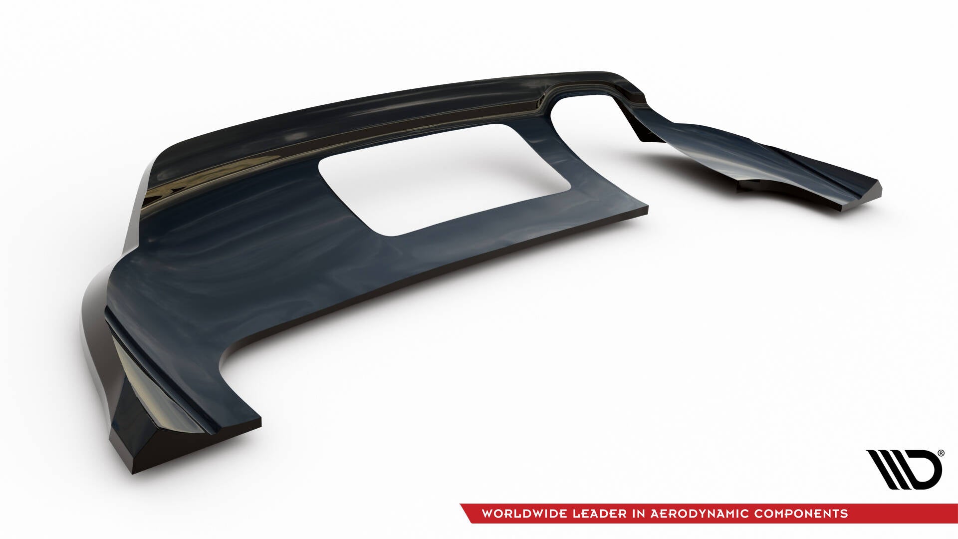 Mittlerer Cup Diffusor DTM Look Heck Ansatz für Audi Q3 S-line 8U
