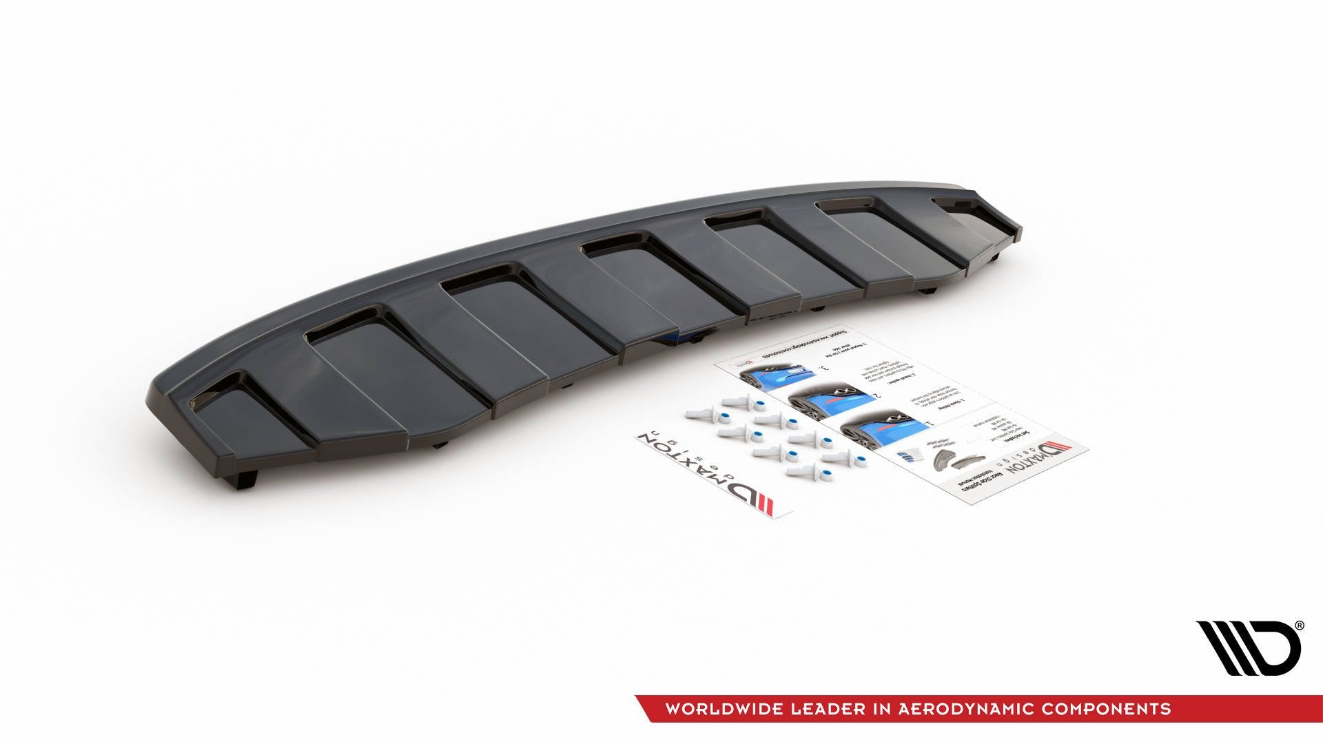 Heckansatz für AUDI A6 C7 S - LINE AVANT AUSPUFF 2X1 im DTM LOOK