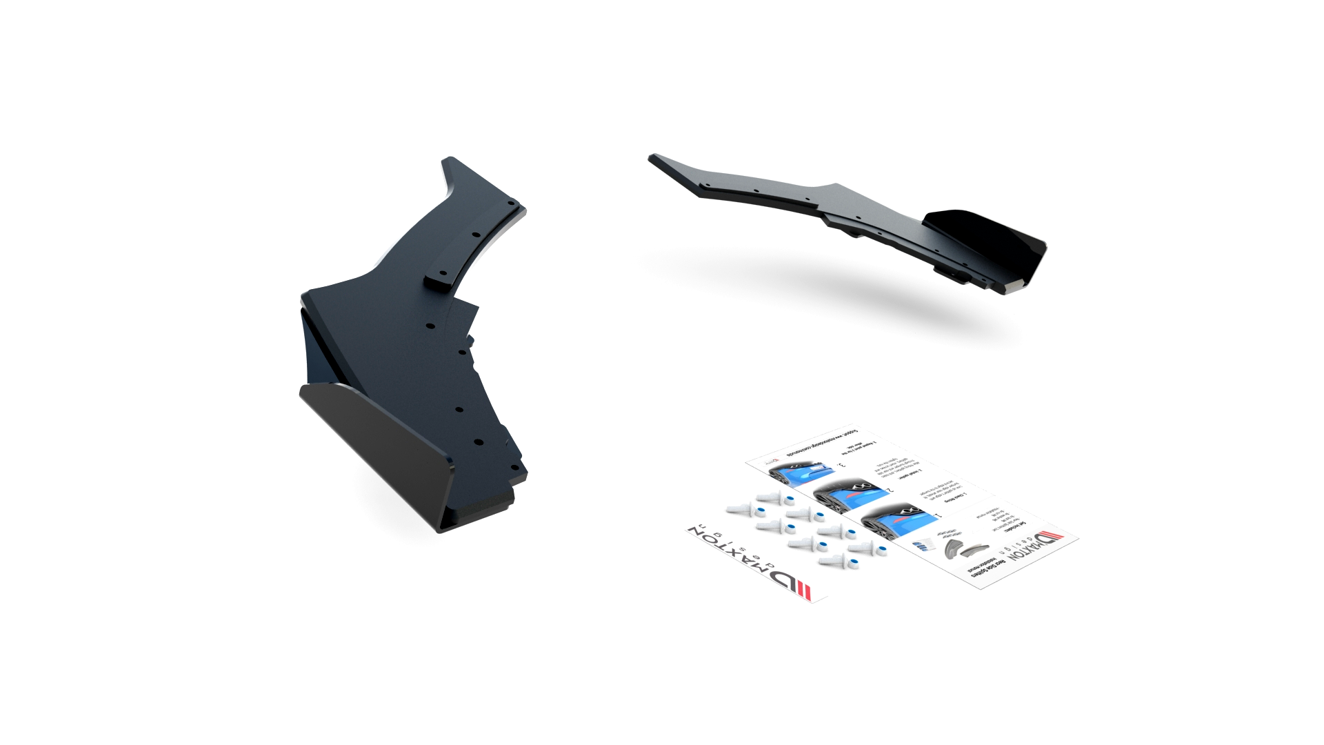Street Pro Flaps Heckansatz V3 Diffusor +Flaps für BMW 1er M140i