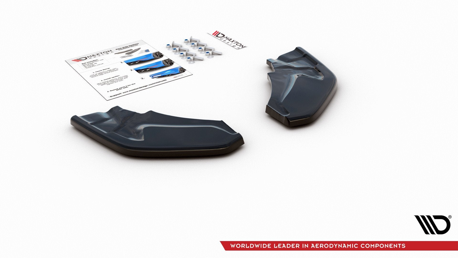 Flaps Heckansatz Diffusor für BMW X2 F39 M-Paket