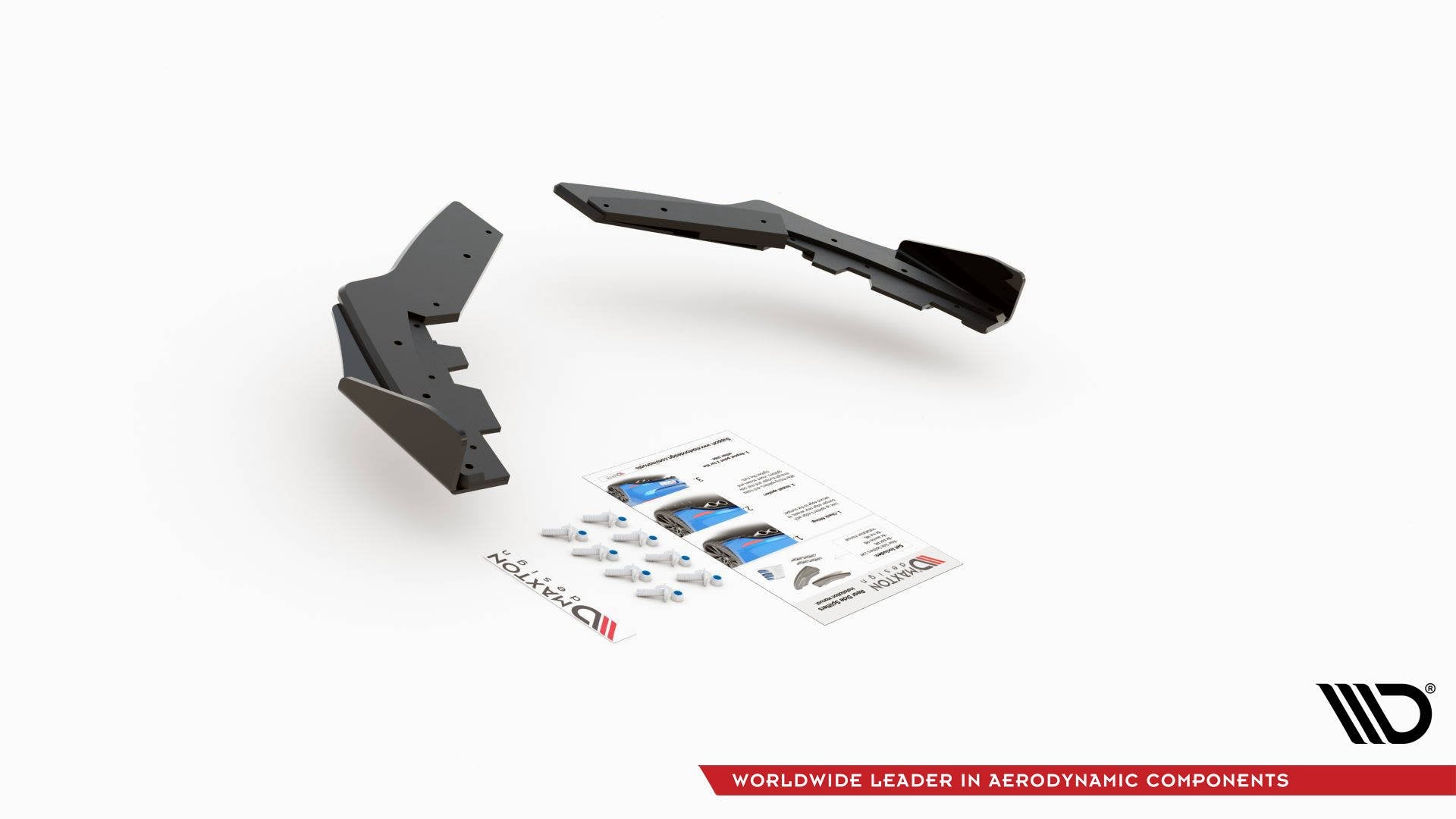 Street Pro Flaps Heckansatz Diffusor + Flaps für BMW M135i F20