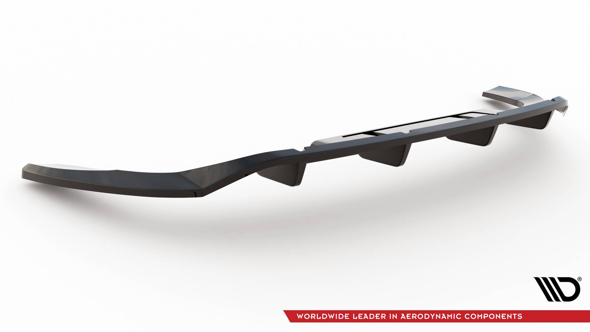 Mittlerer Cup Diffusor DTM Look Heck Ansatz für Audi Q4 e-tron Sportback S-line Mk1