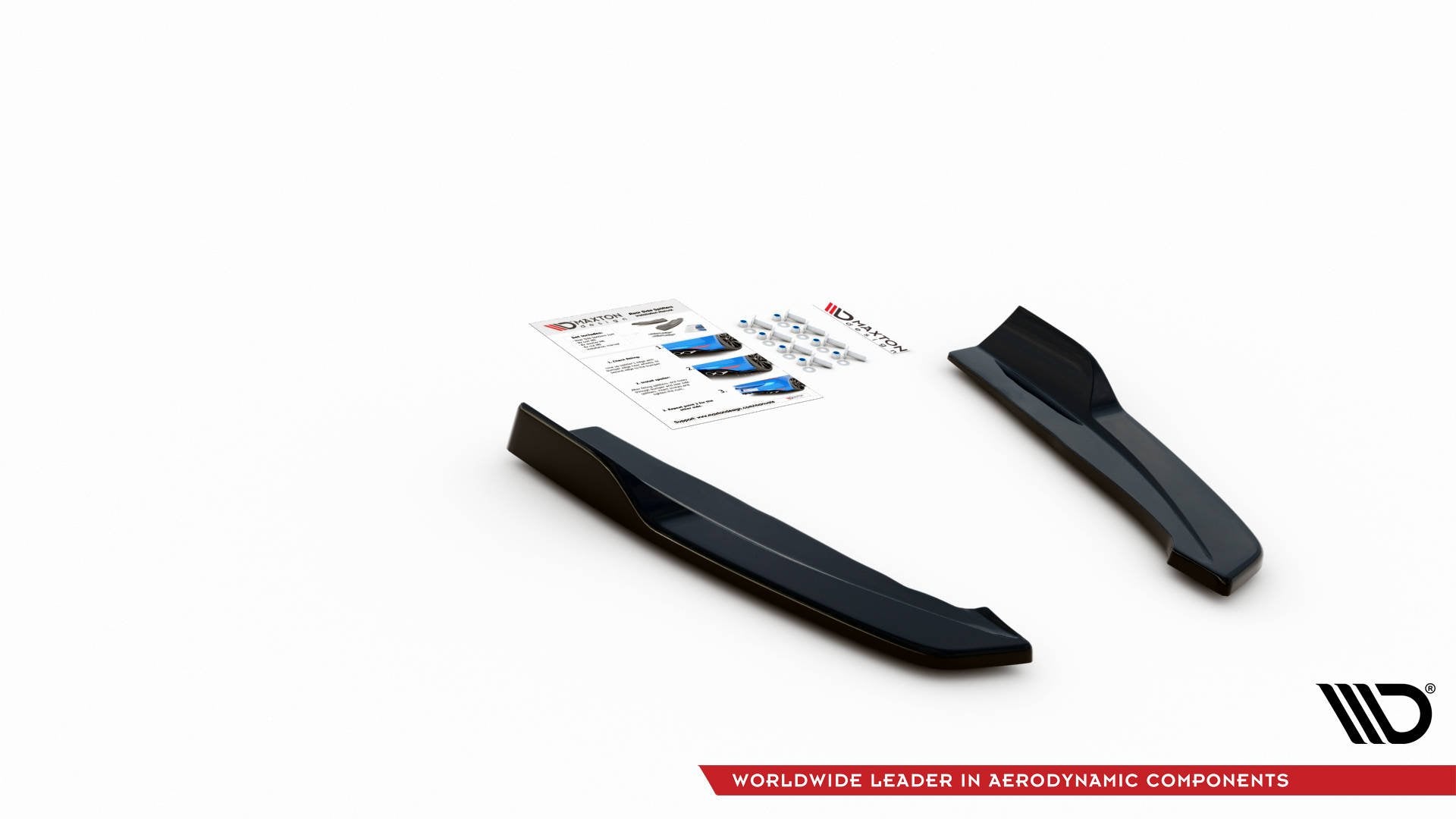 Heck Ansatz Flaps Diffusor V2 für Ford Focus ST-Line Kombi Mk4