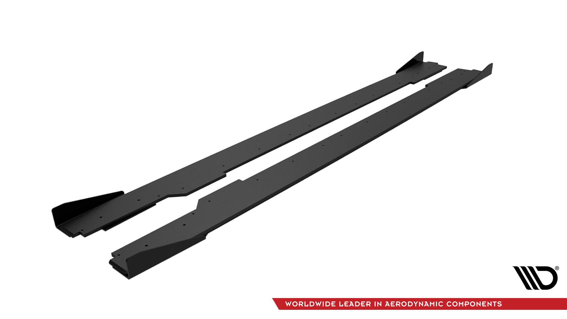 Street Pro Seitenschweller Ansatz + Flaps für Audi A5 / A5 S-Line / S5 Coupe / Cabrio 8T / 8T Facelift