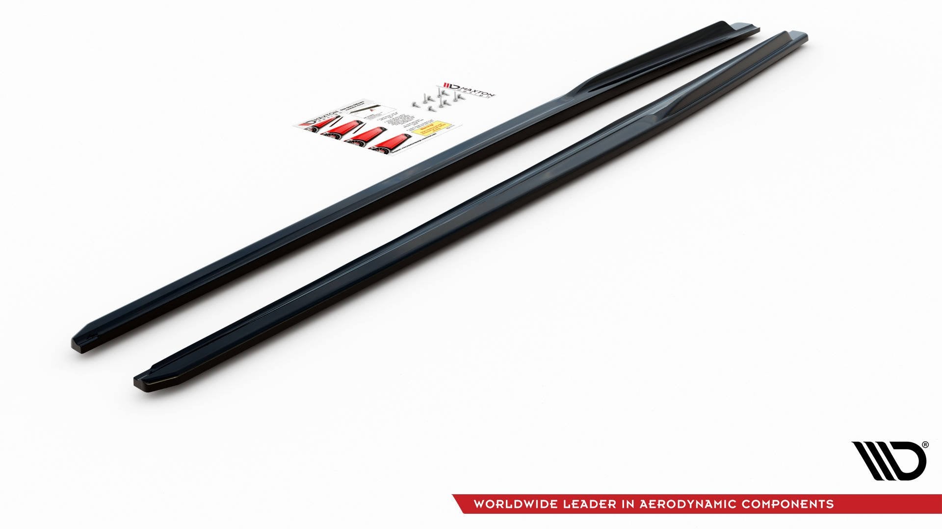 Seitenschweller V2 Ansatz für für Audi RS3 8V Sportback Facelift Carbon Look