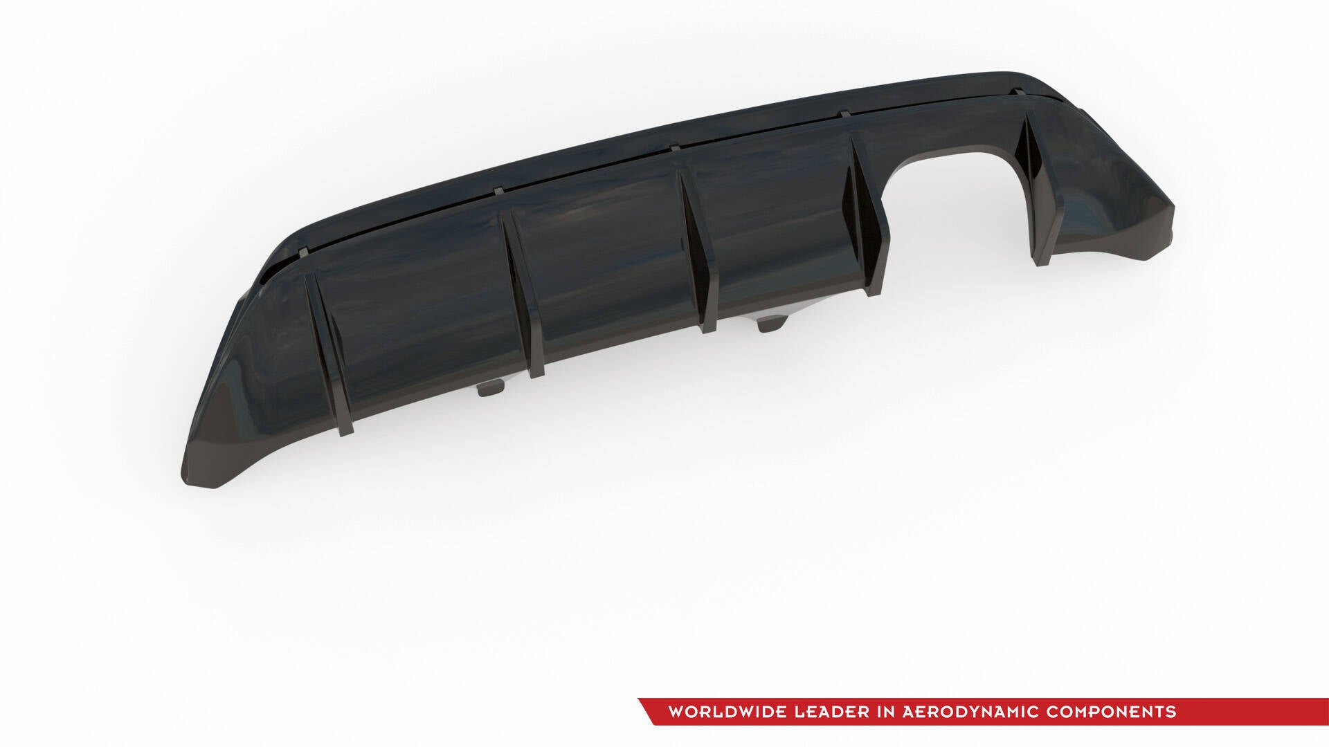 Diffusor V2 Heck Ansatz für Ford FIesta Mk8 ST