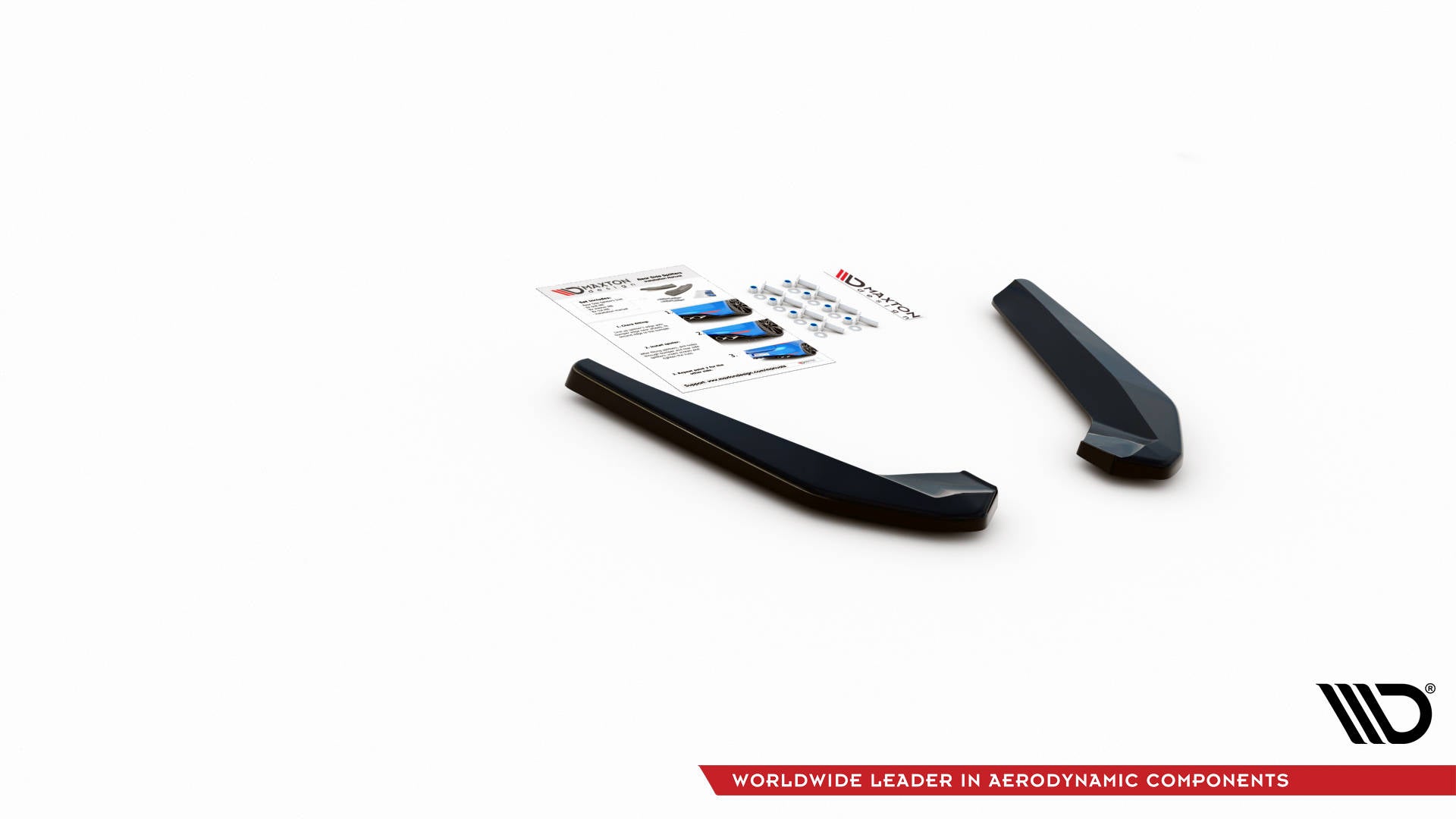 Flaps Heckansatz Diffusor für BMW X1 M-Paket F48 / F48 Facelift