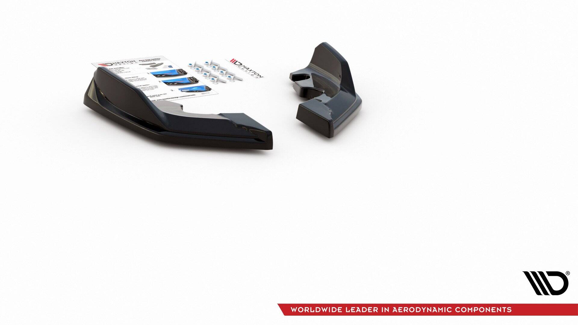 Flaps Heckansatz V4 Diffusor für BMW 1er M - Paket / M135i / 128ti F40