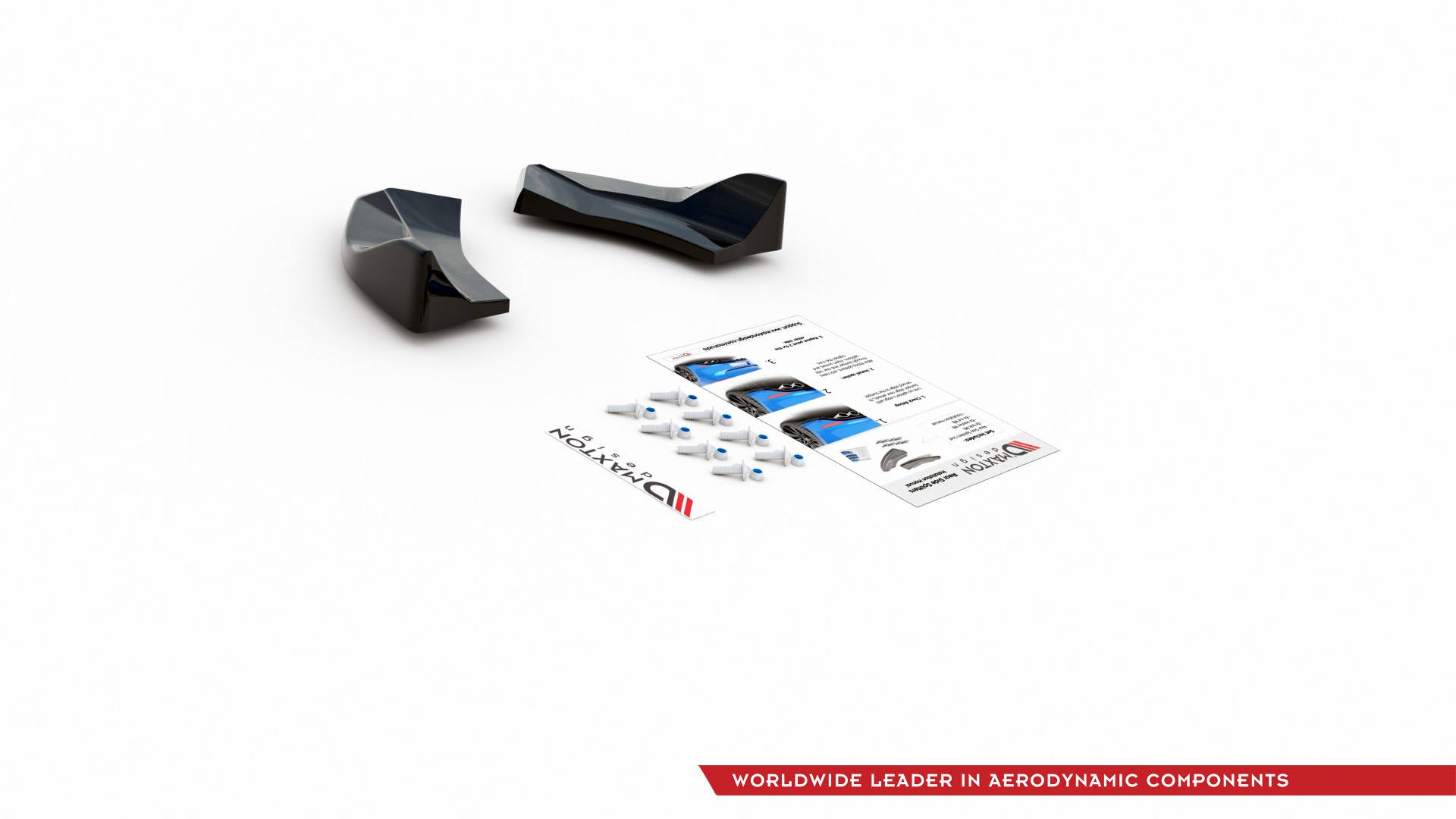 Heck Ansatz Flaps Diffusor V1 für Ford Fiesta ST Mk8