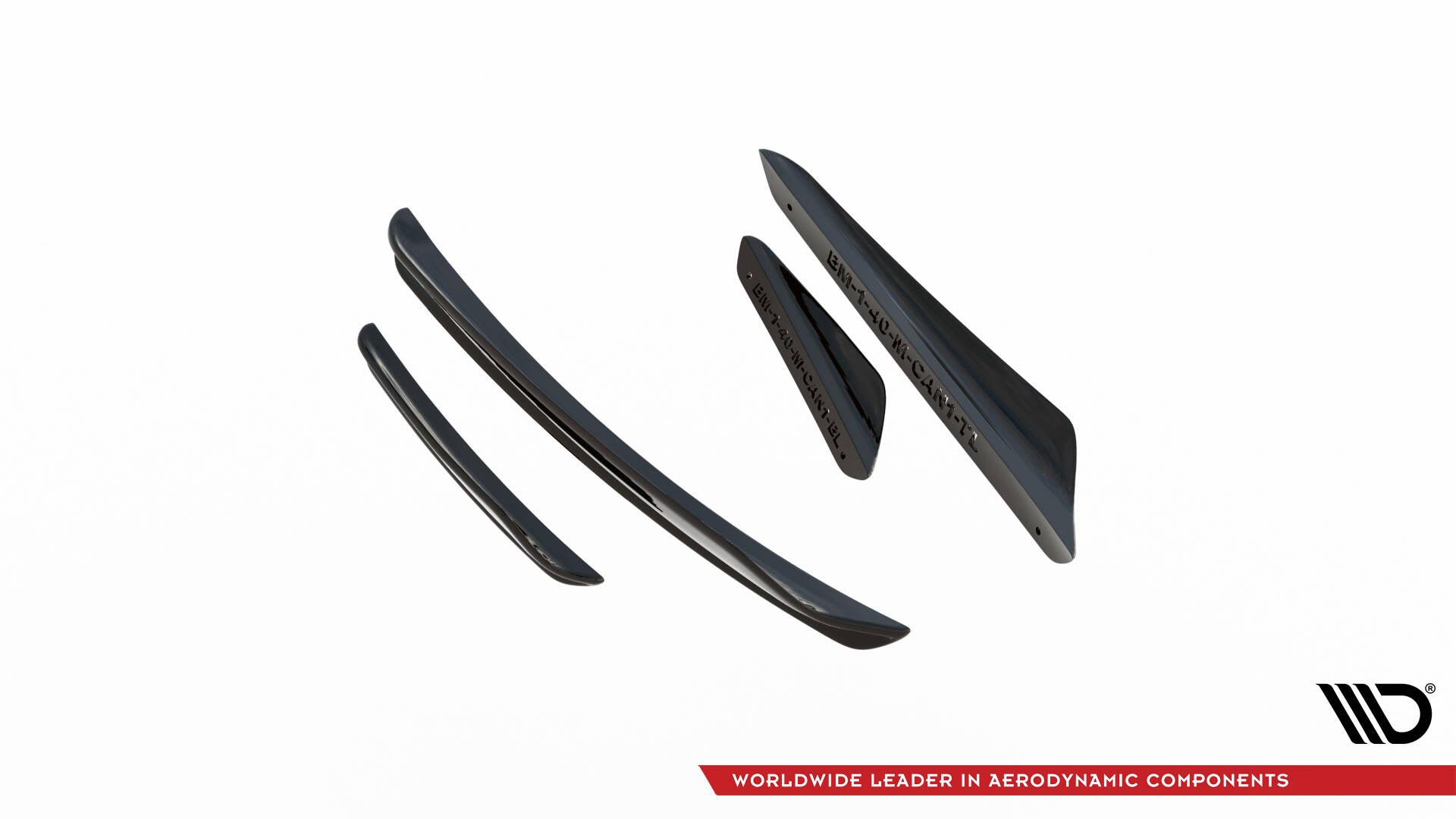 Stoßstangen Flaps Wings vorne Canards für BMW 1er M-Paket / M135i / 128ti F40