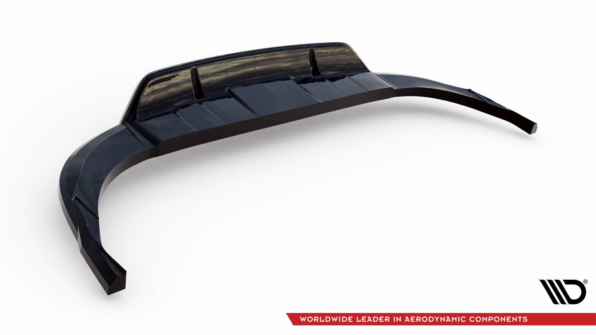 Mittlerer Cup Diffusor DTM Look Heck Ansatz für Audi Q8 S-Line Mk1