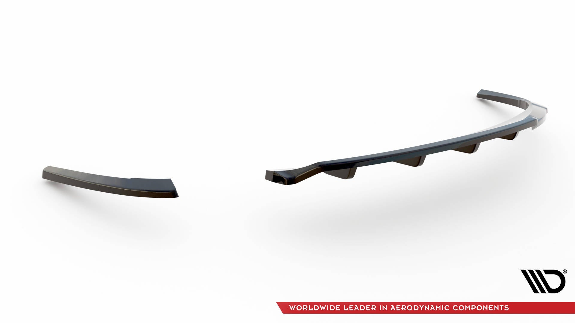 Mittlerer Cup Diffusor DTM Look Heck Ansatz für Audi A5 Coupe 8T Facelift