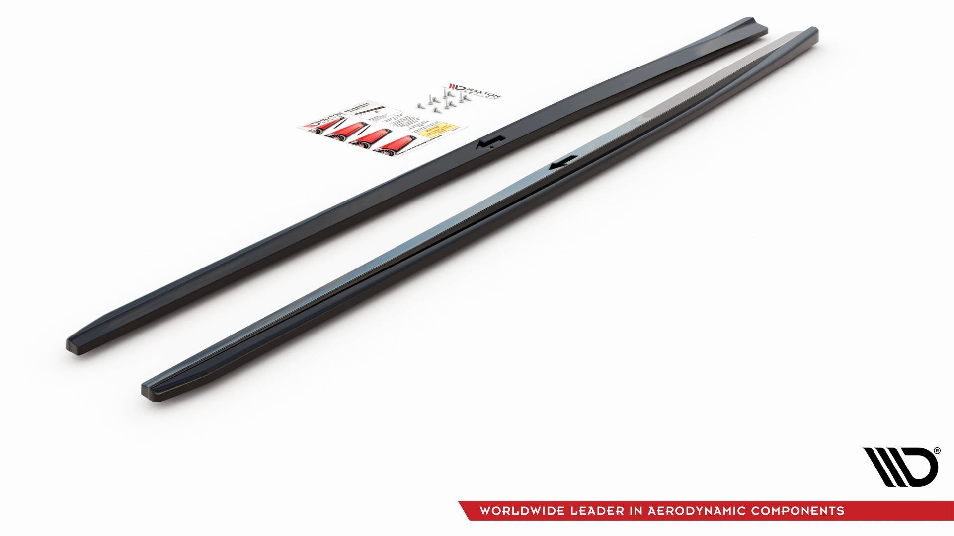 Seitenschweller V2 Ansatz für für Audi S3 / A3 S-Line Limousine 8V Facelift schwarz matt