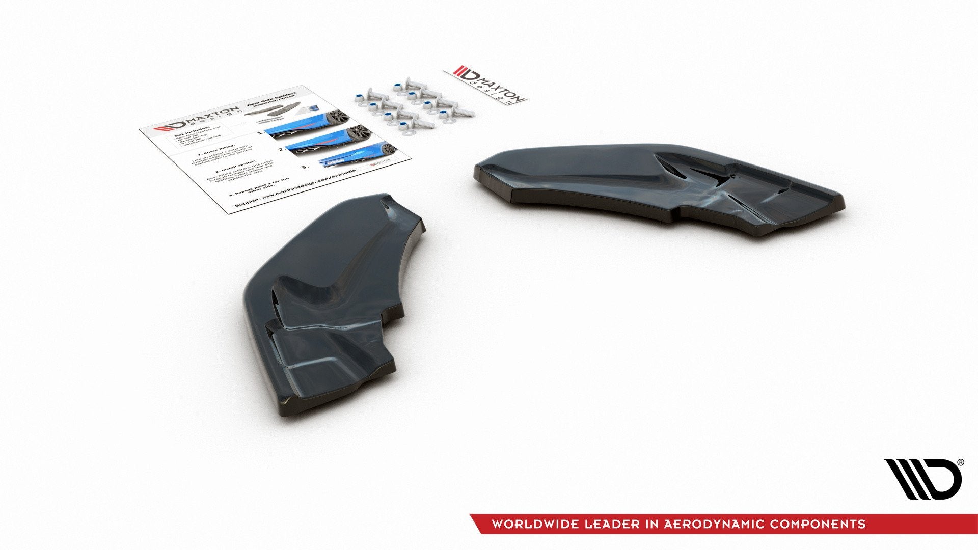 Flaps Heckansatz Diffusor für BMW X2 F39 M-Paket