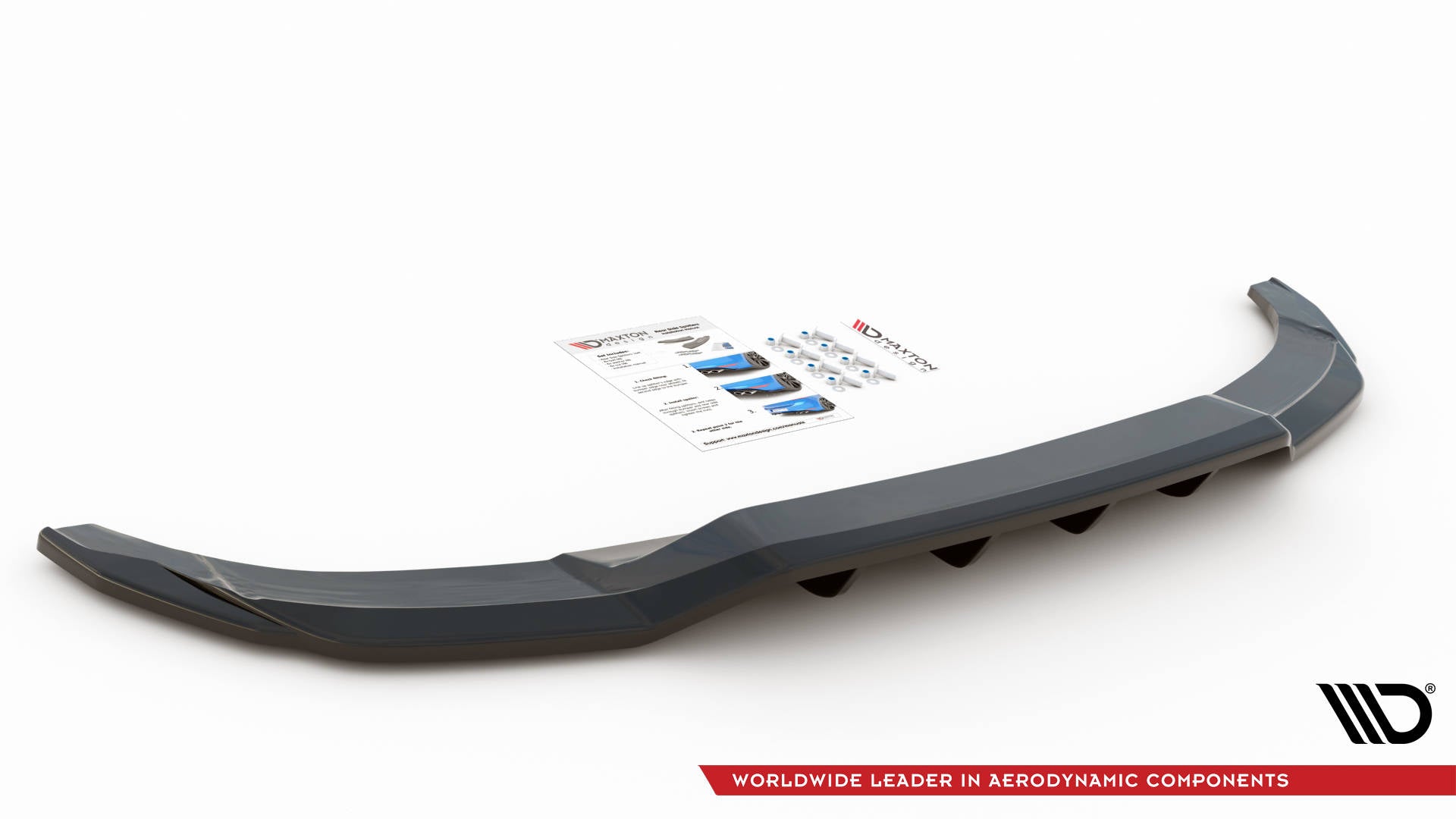 Mittlerer Cup Diffusor DTM Look Heck Ansatz für Audi A3 S-Line Sportback 8Y