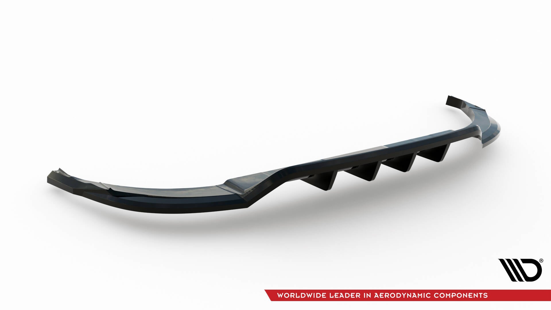 Mittlerer Cup Diffusor DTM Look Heck Ansatz für Audi Q8 S-Line Mk1