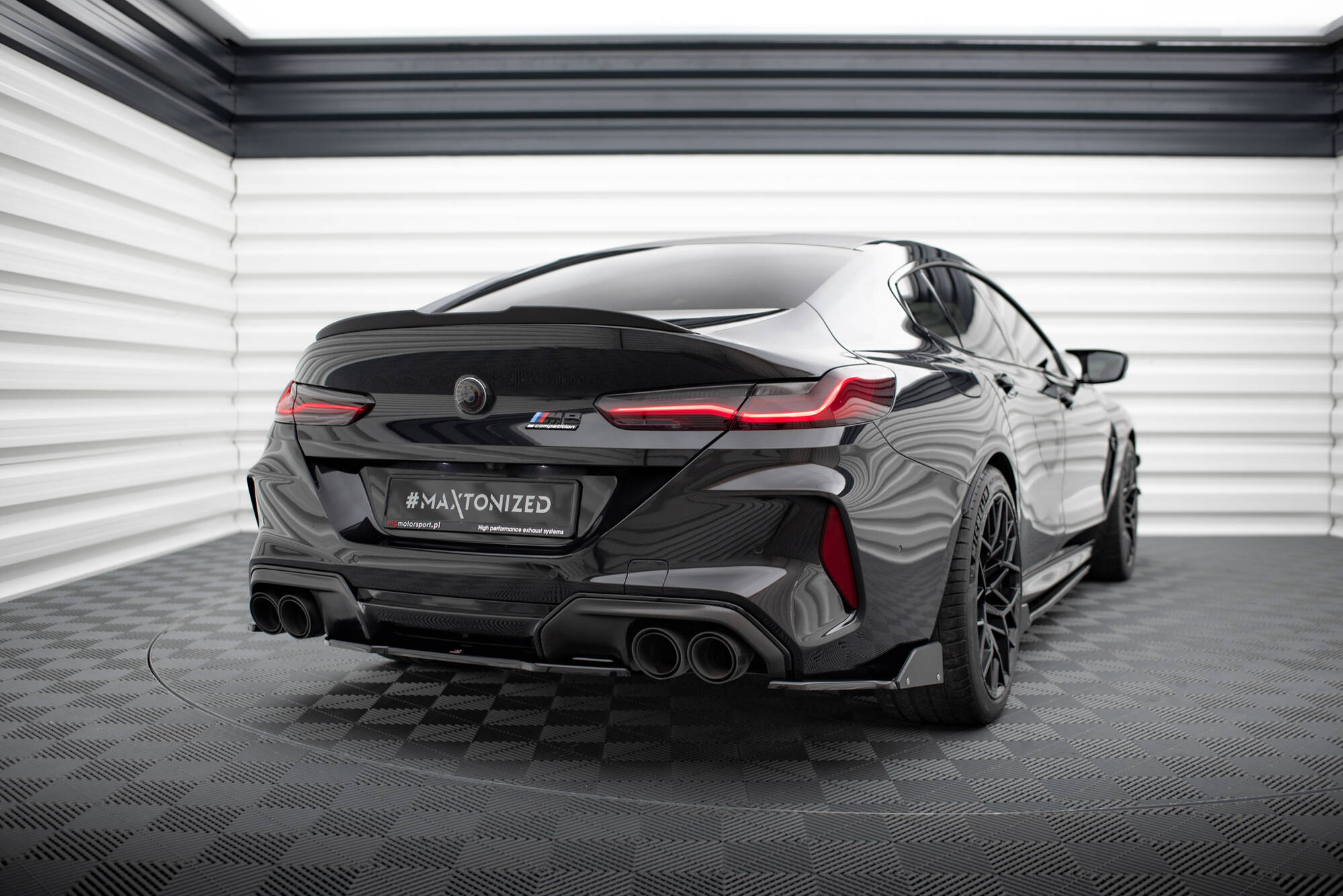 Flaps Heckansatz V1 Diffusor + Flaps für BMW M8 Gran Coupe F93