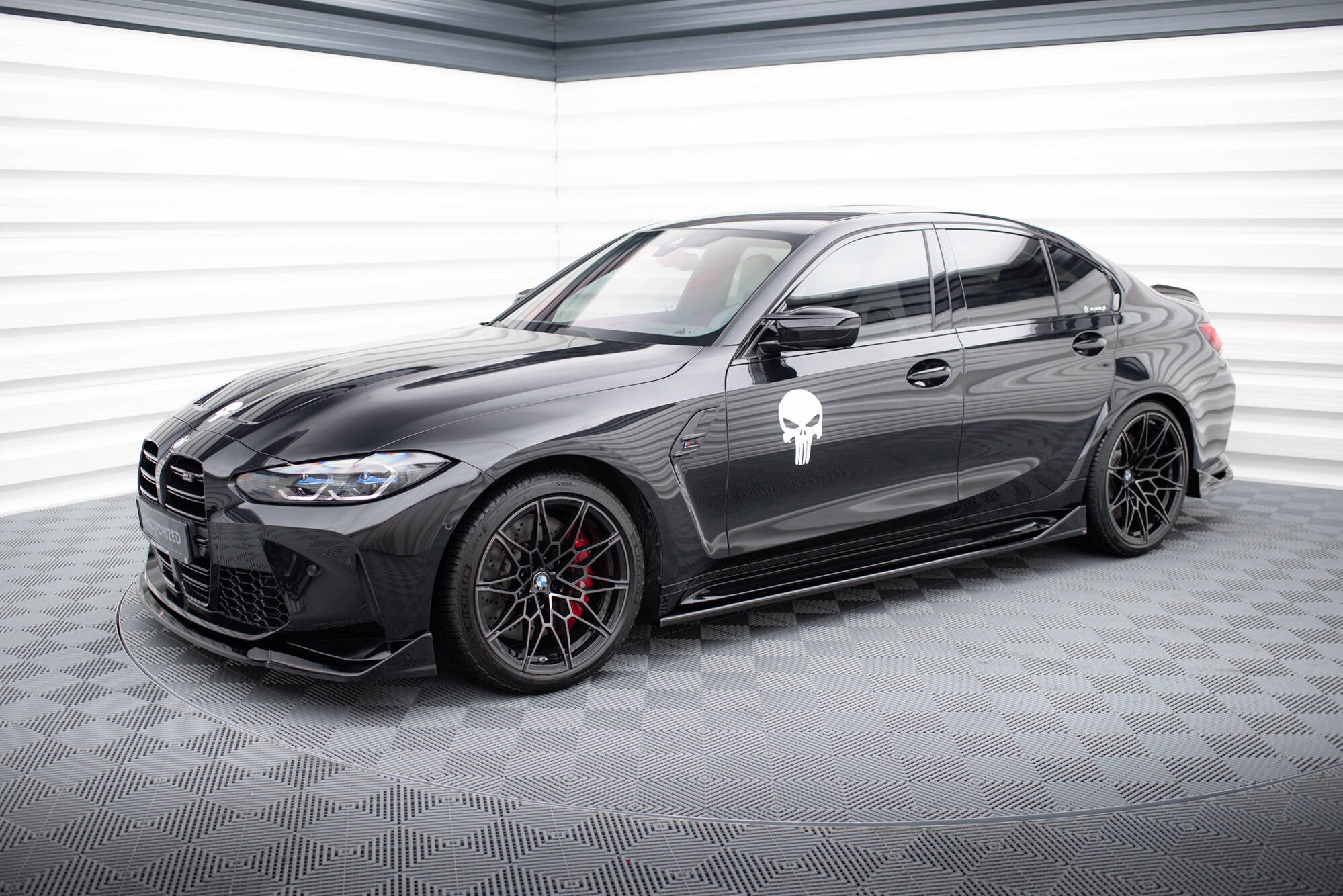 Seitenschweller V3 Ansatz für für CSL Look BMW M3 Limousine / Touring G80 / G81