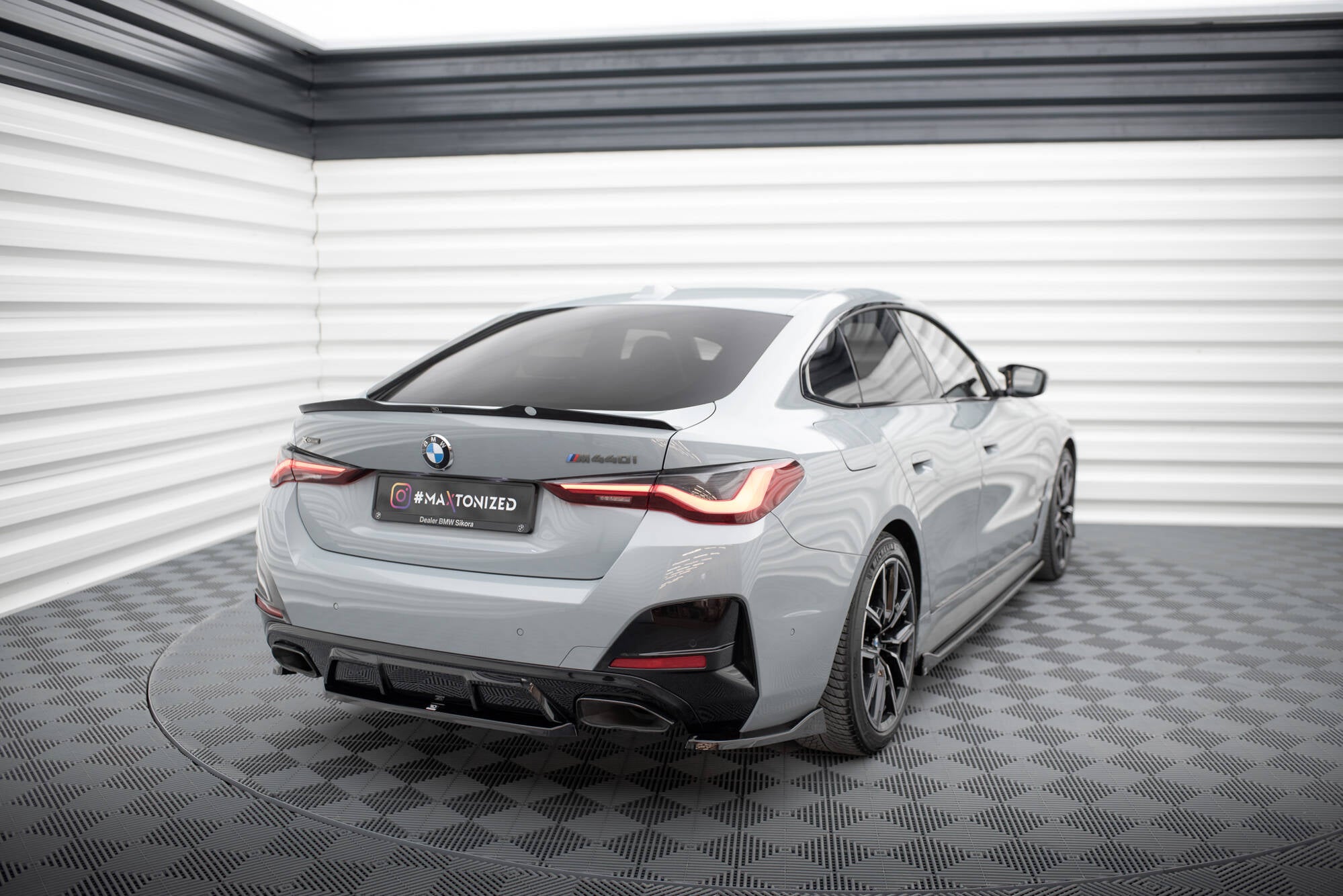 Flaps Heckansatz V2 Diffusor für BMW M440i Gran Coupe G26