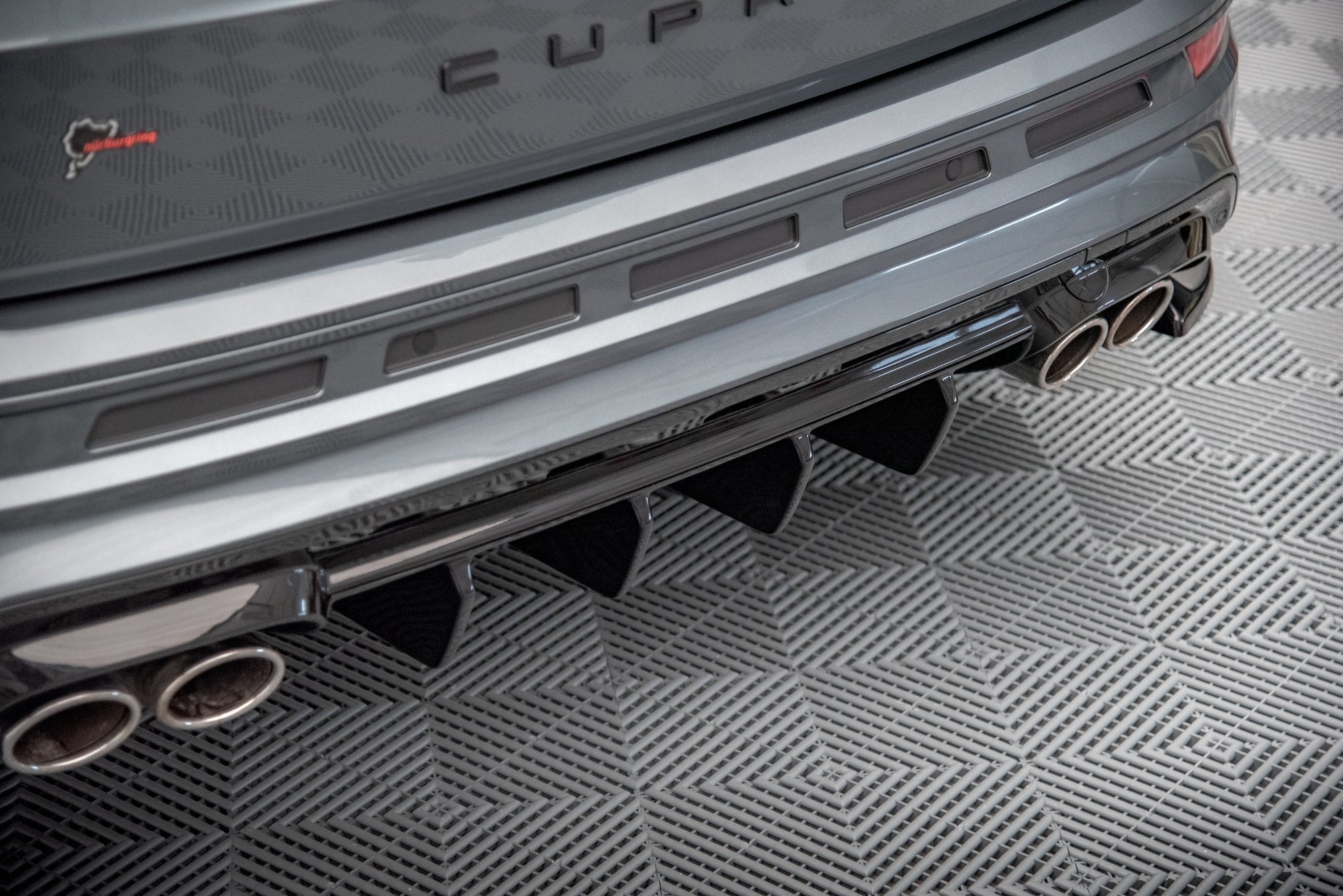 Diffusor Heck Ansatz für Cupra Ateca Mk1 / Mk1 Facelift