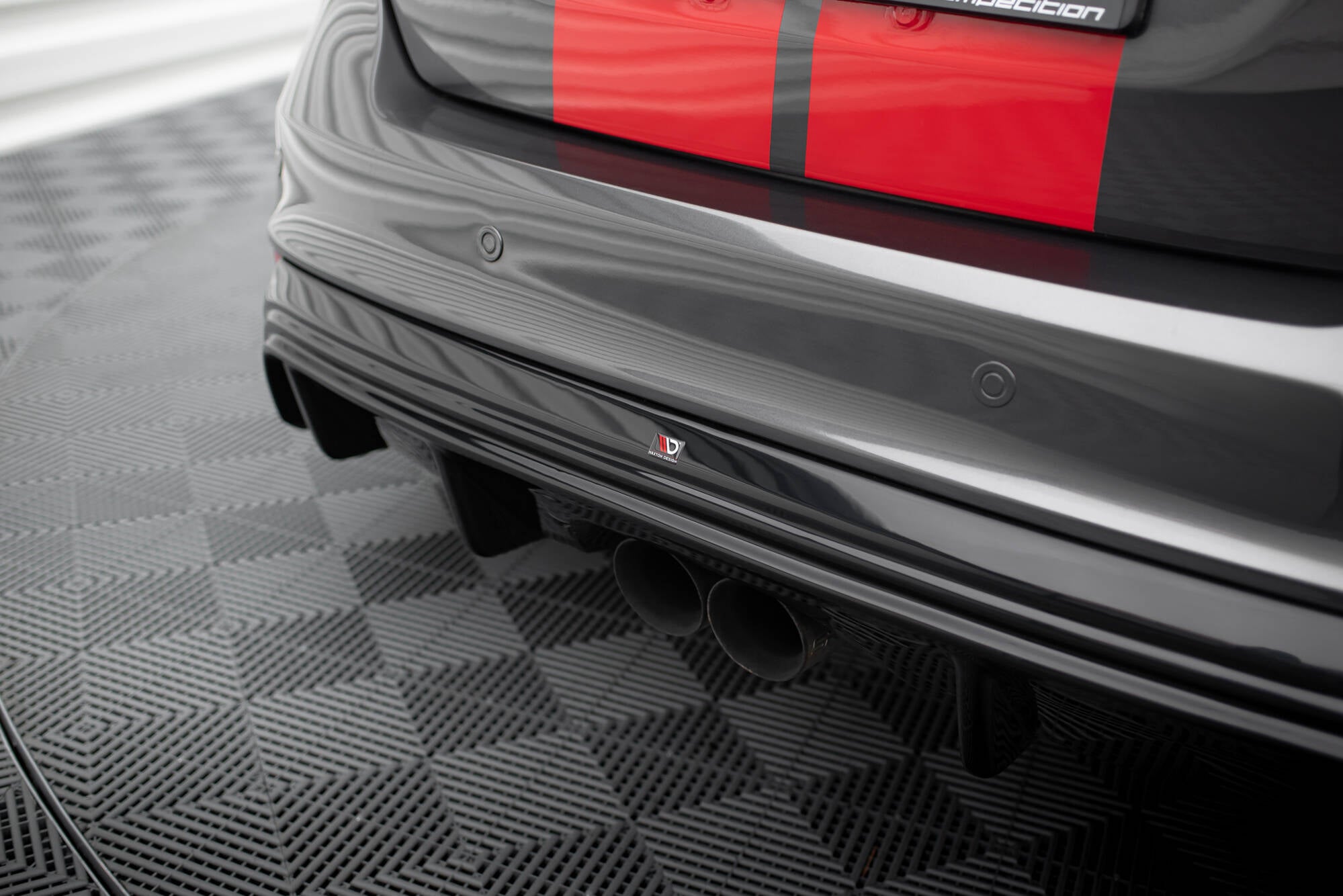 Diffusor Heck Ansatz für Ford Focus ST Mk3 FL (RS-Look)