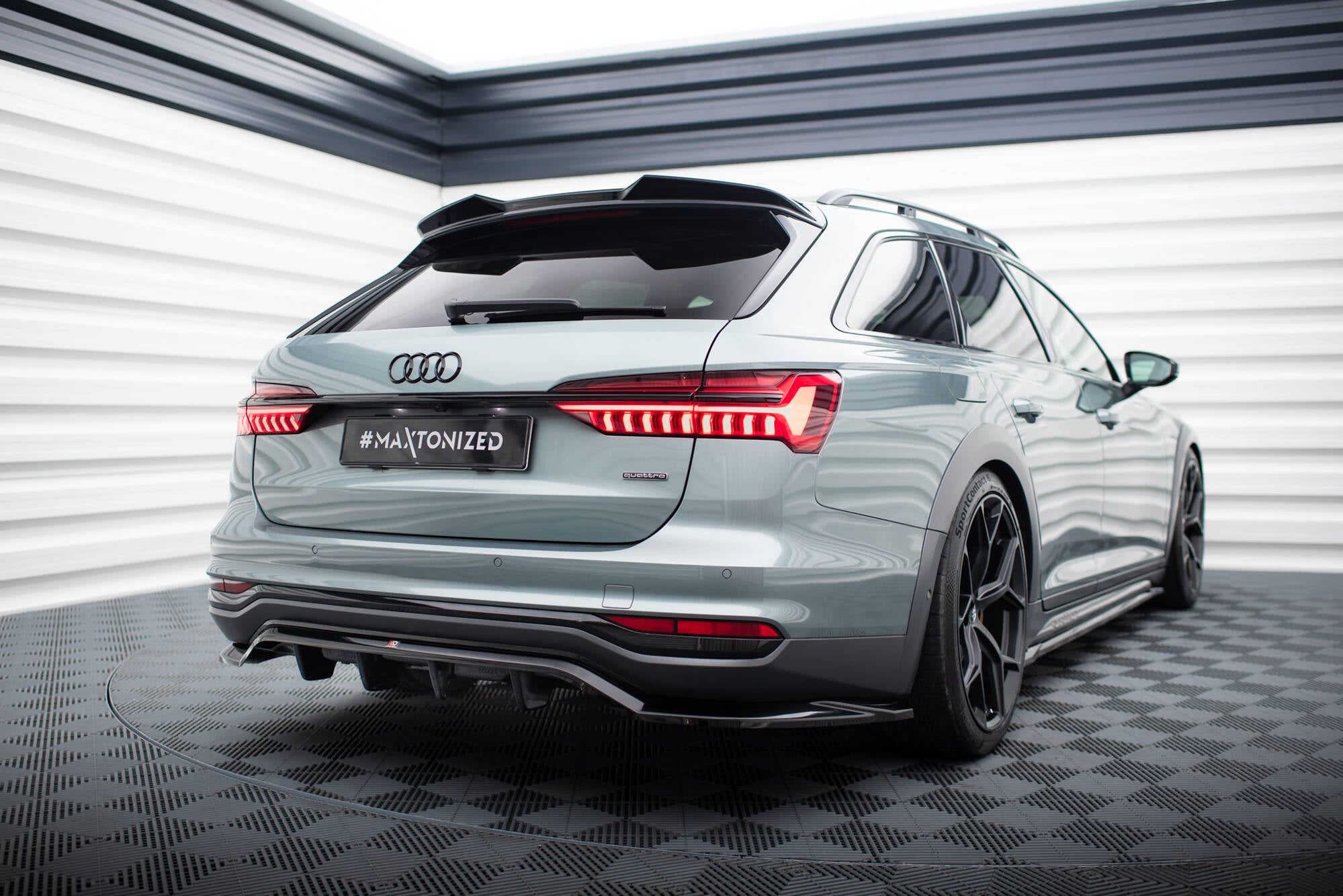 Spoiler CAP 3D fürAudi für A6 Avant / A6 Allroad / A6 S - Line Avant / S6 Avant C8 / C8 Facelift