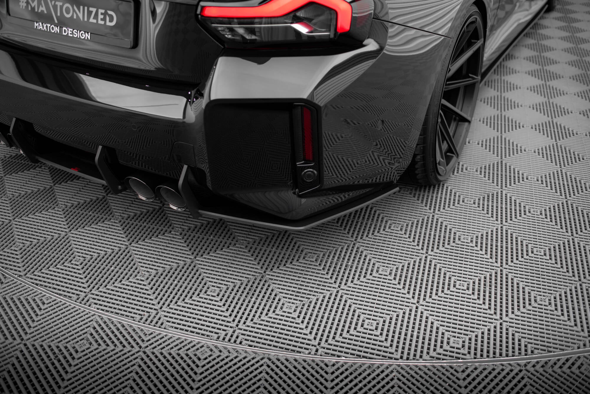 Street Pro Flaps Heckansatz V1 Diffusor für BMW M2 G87