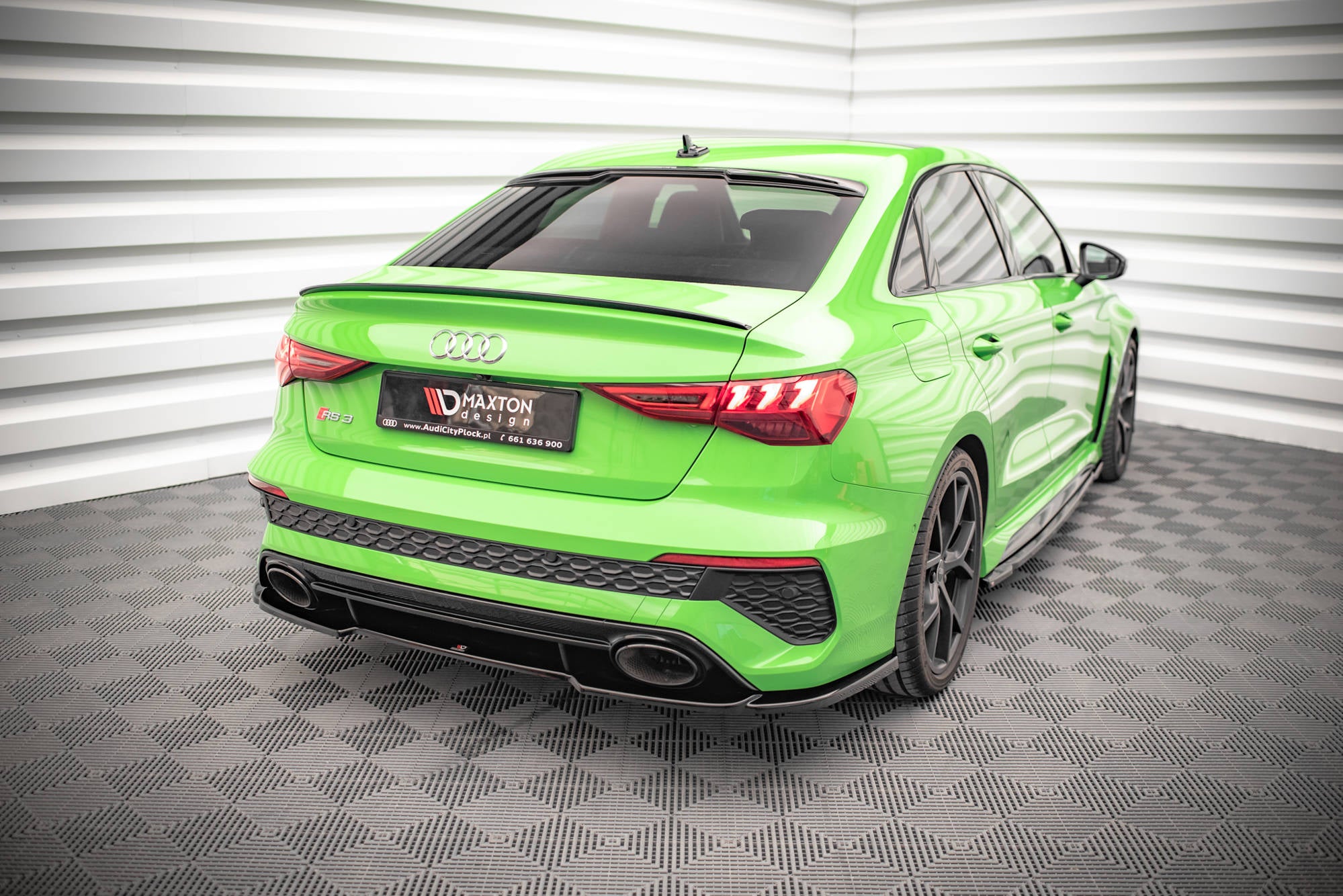 Heckscheiben Spoiler für Audi RS3 Limousine 8Y Facelift