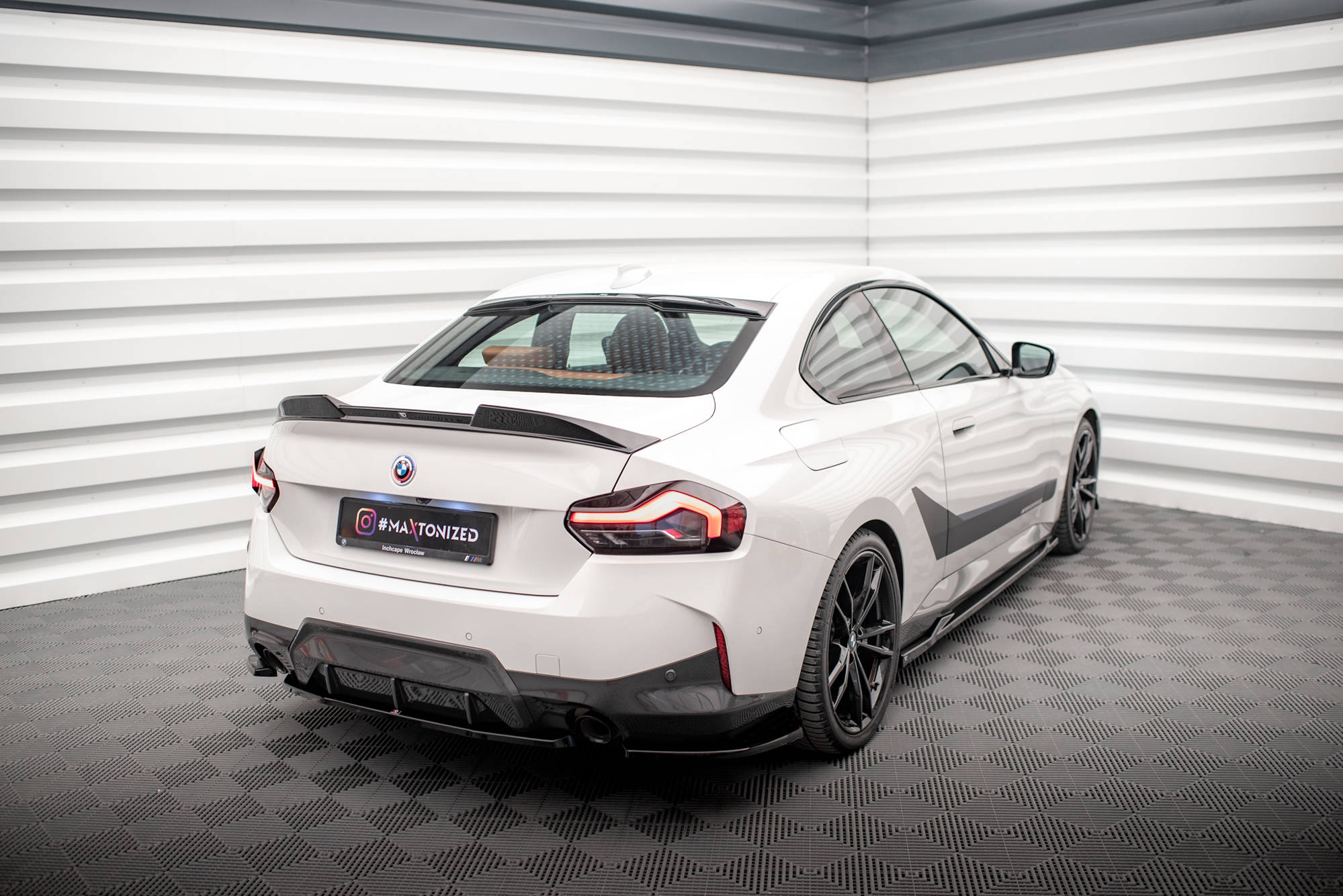 Flaps Heckansatz V2 Diffusor für BMW 2 Coupe M - Paket G42
