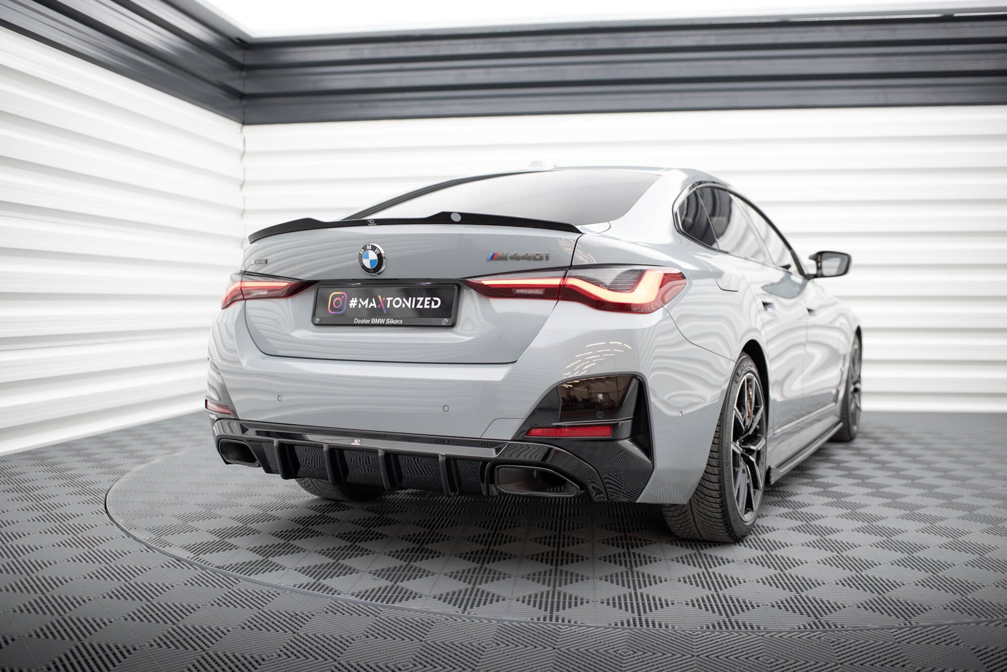 Diffusor Heck Ansatz für BMW M440i Gran Coupe G26