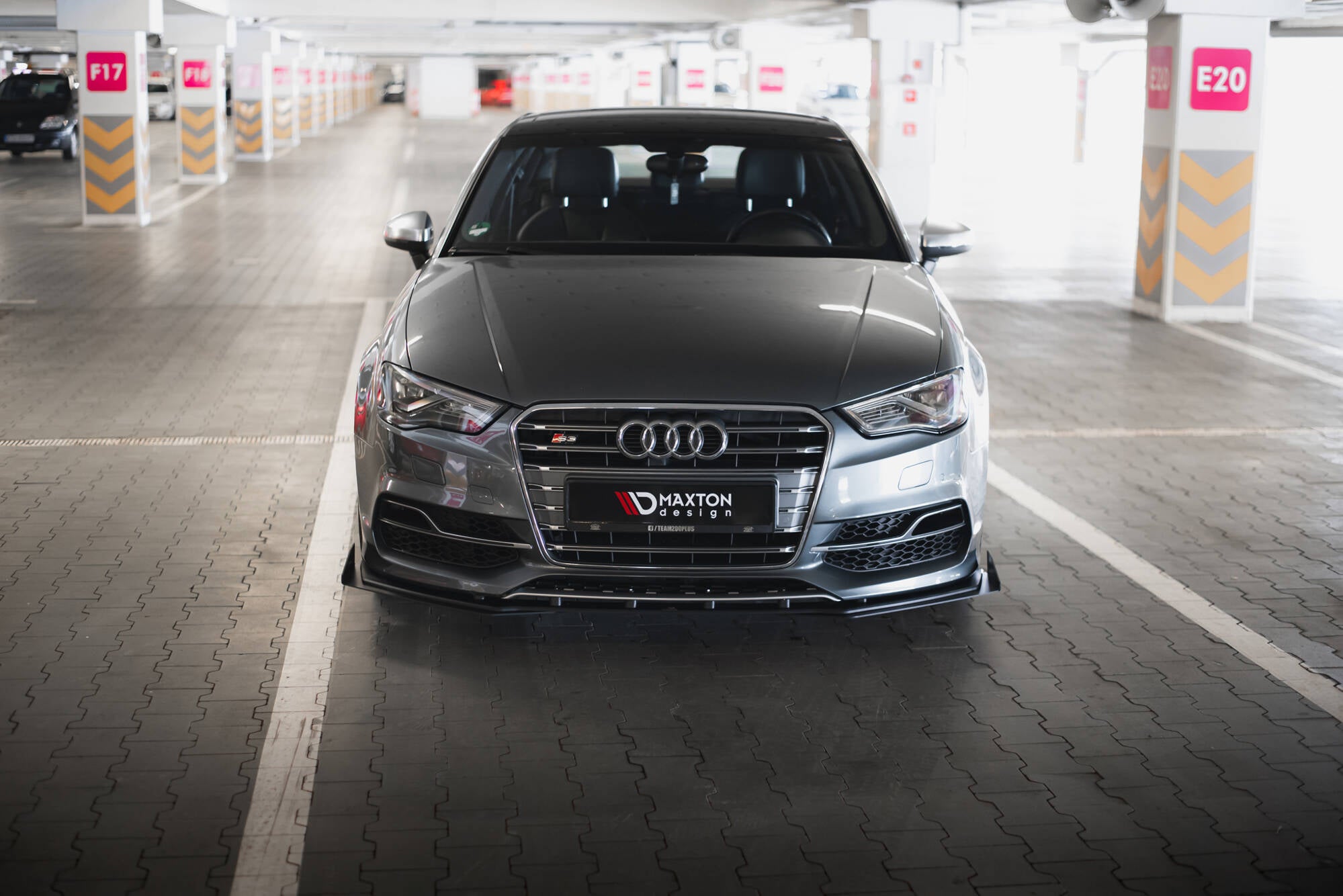 Street Pro Frontlippe für +Flaps für + Flaps Audi S3 / A3 S-Line Limousine 8V