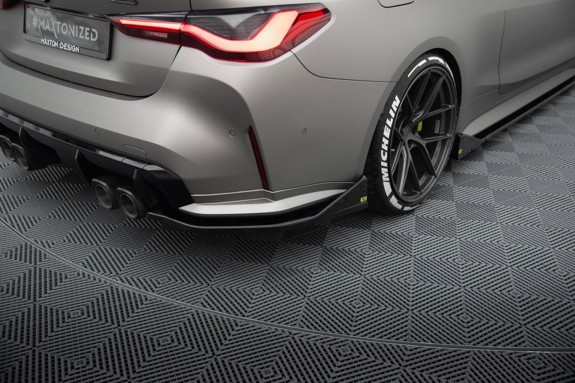 Flaps Heckansatz V3 Diffusor für CSL Look BMW M4 G82 / G82 Facelift
