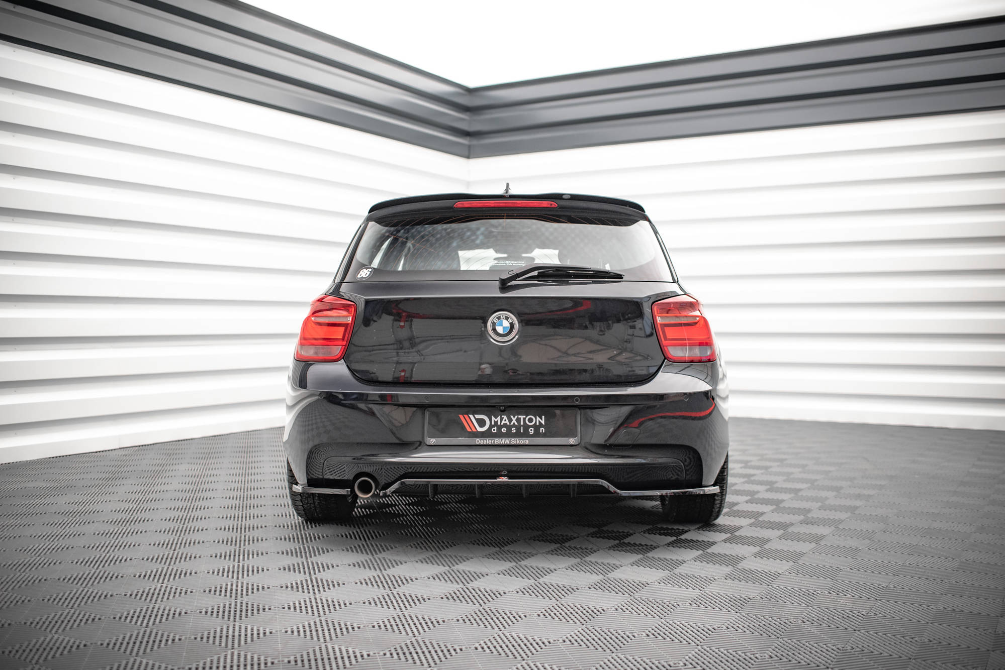 Mittlerer Cup Diffusor DTM Look Heck Ansatz für BMW 1er F20