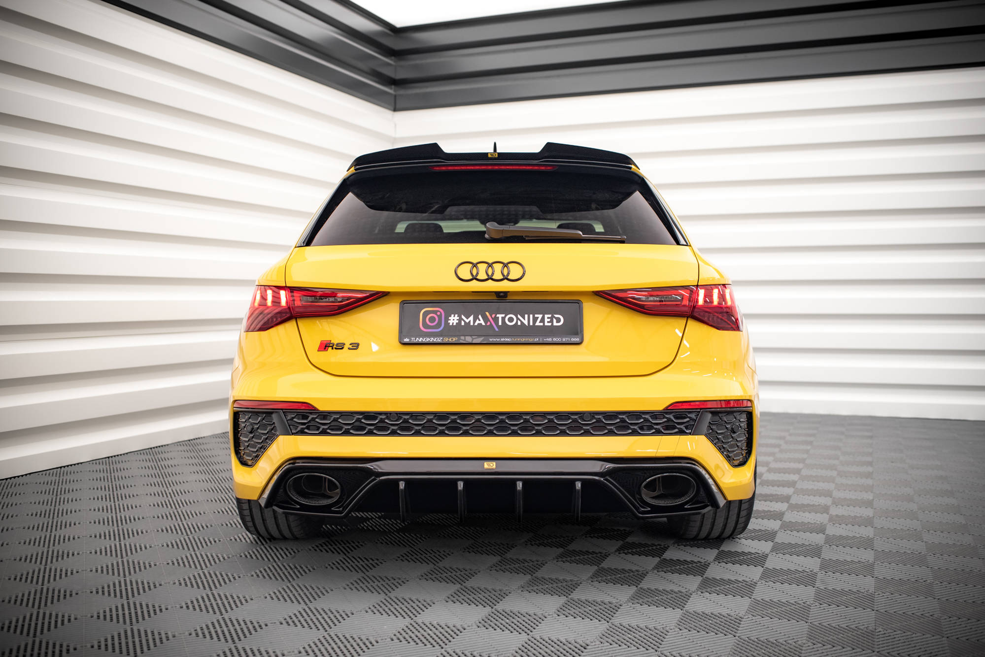Diffusor Heck Ansatz für Audi RS3 8Y