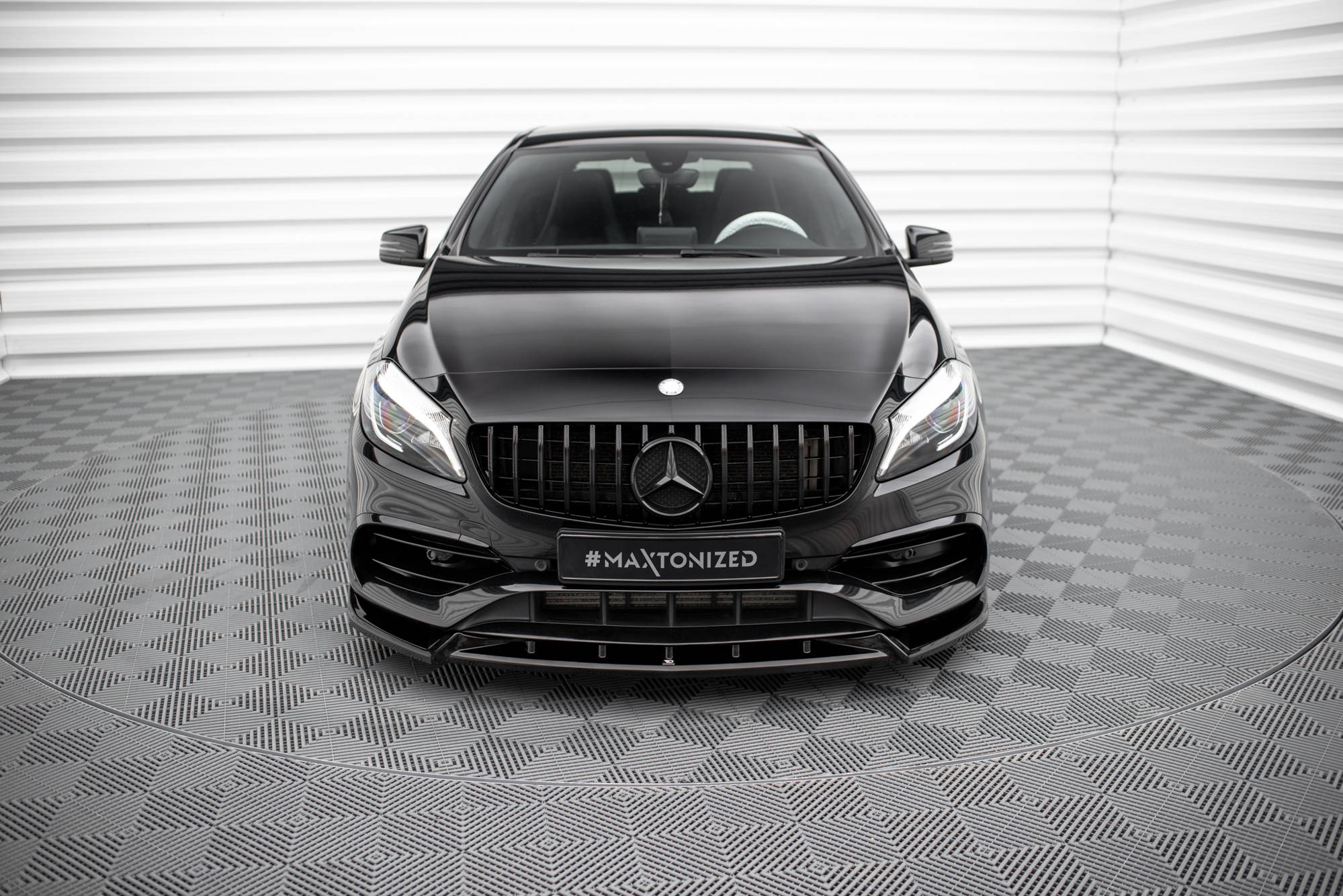 Frontlippe V2 für Mercedes-Benz A AMG-Line W176 Facelift