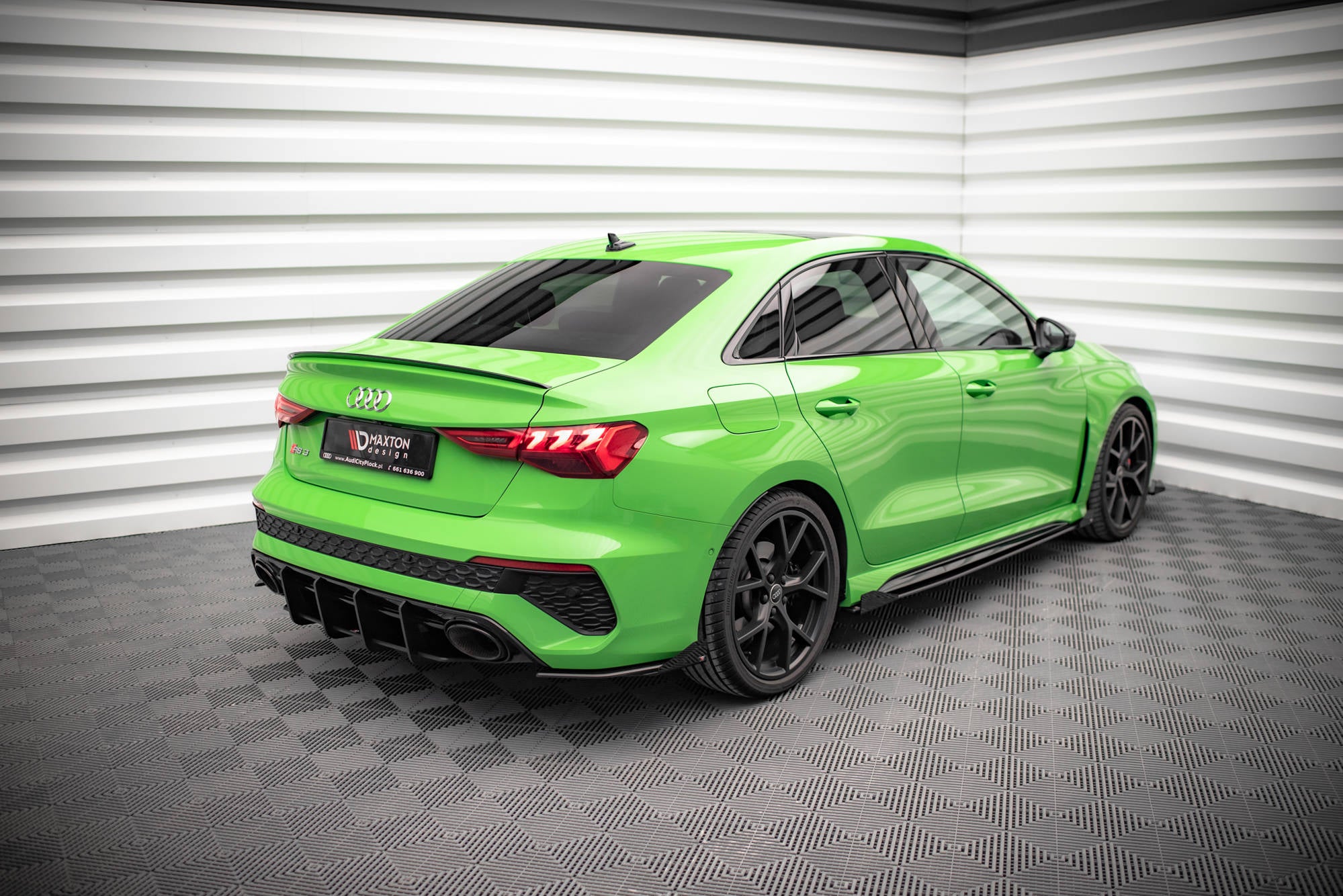 Street Pro Flaps Heckansatz Flaps Heckansatz +Flaps für Audi RS3 Limousine 8Y
