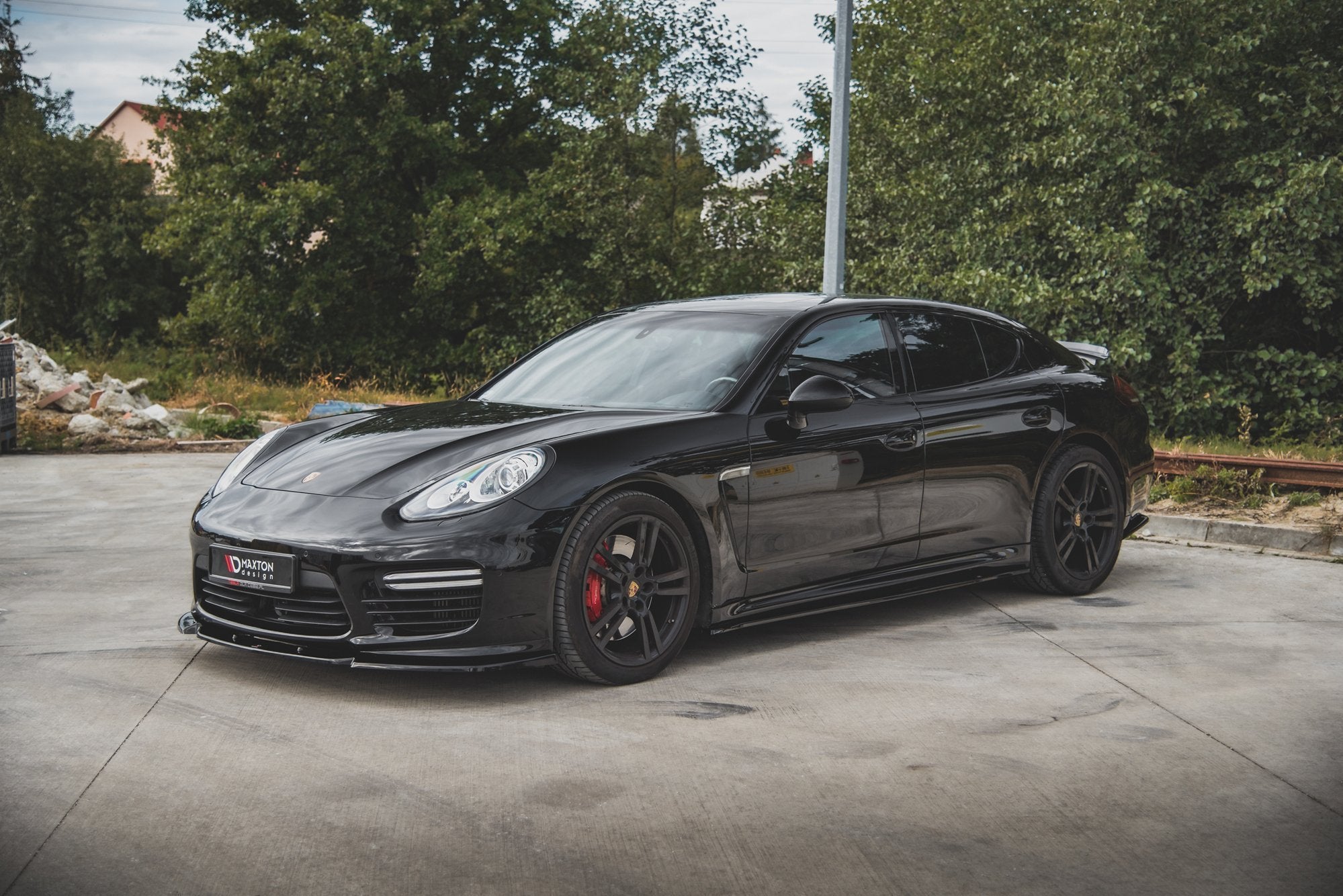 Seitenschweller V2 Ansatz für Porsche Panamera Turbo 970 Facelift