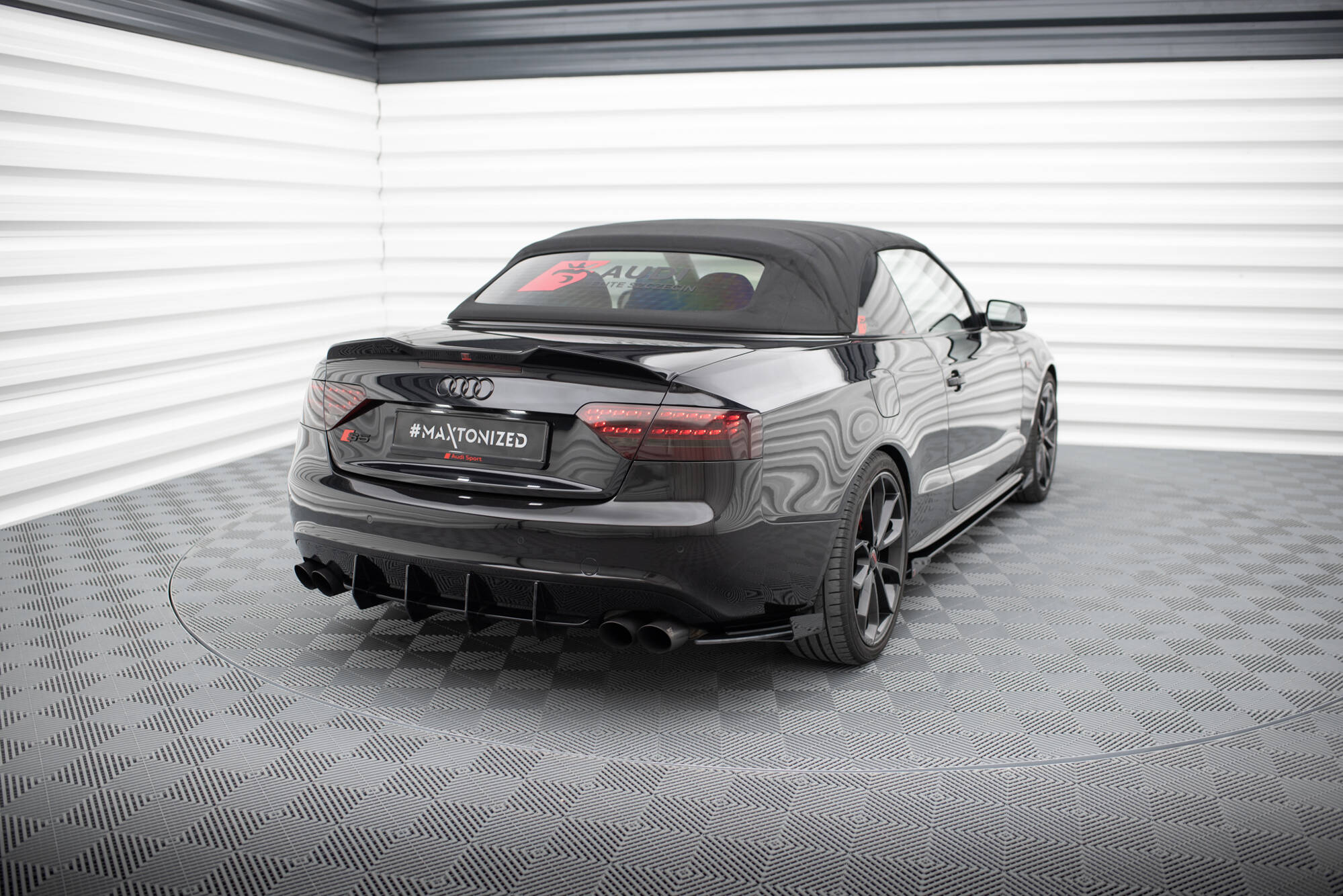 Street Pro Flaps Heckansatz Flaps Heckansatz +Flaps für Audi S5 / A5 S-Line Coupe / Cabriolet 8T