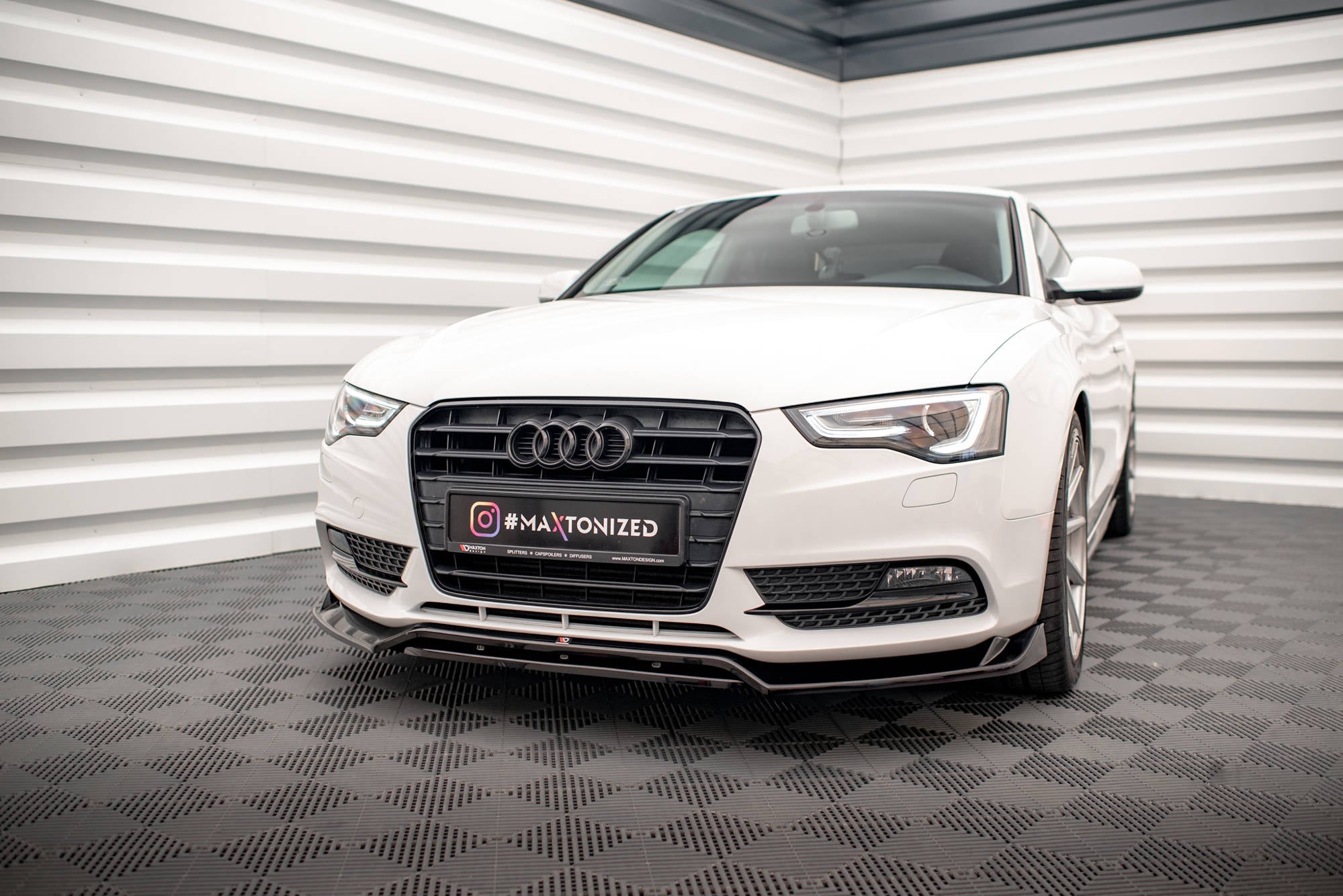 Frontlippe V2 für Audi A5 Coupe / Sportback 8T Facelift