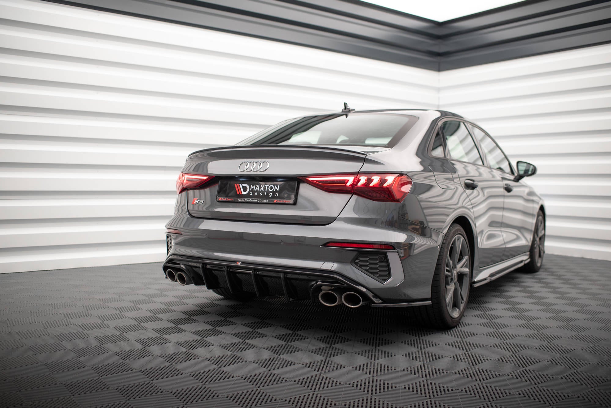 Diffusor Heck Ansatz für Audi S3 Limousine 8Y