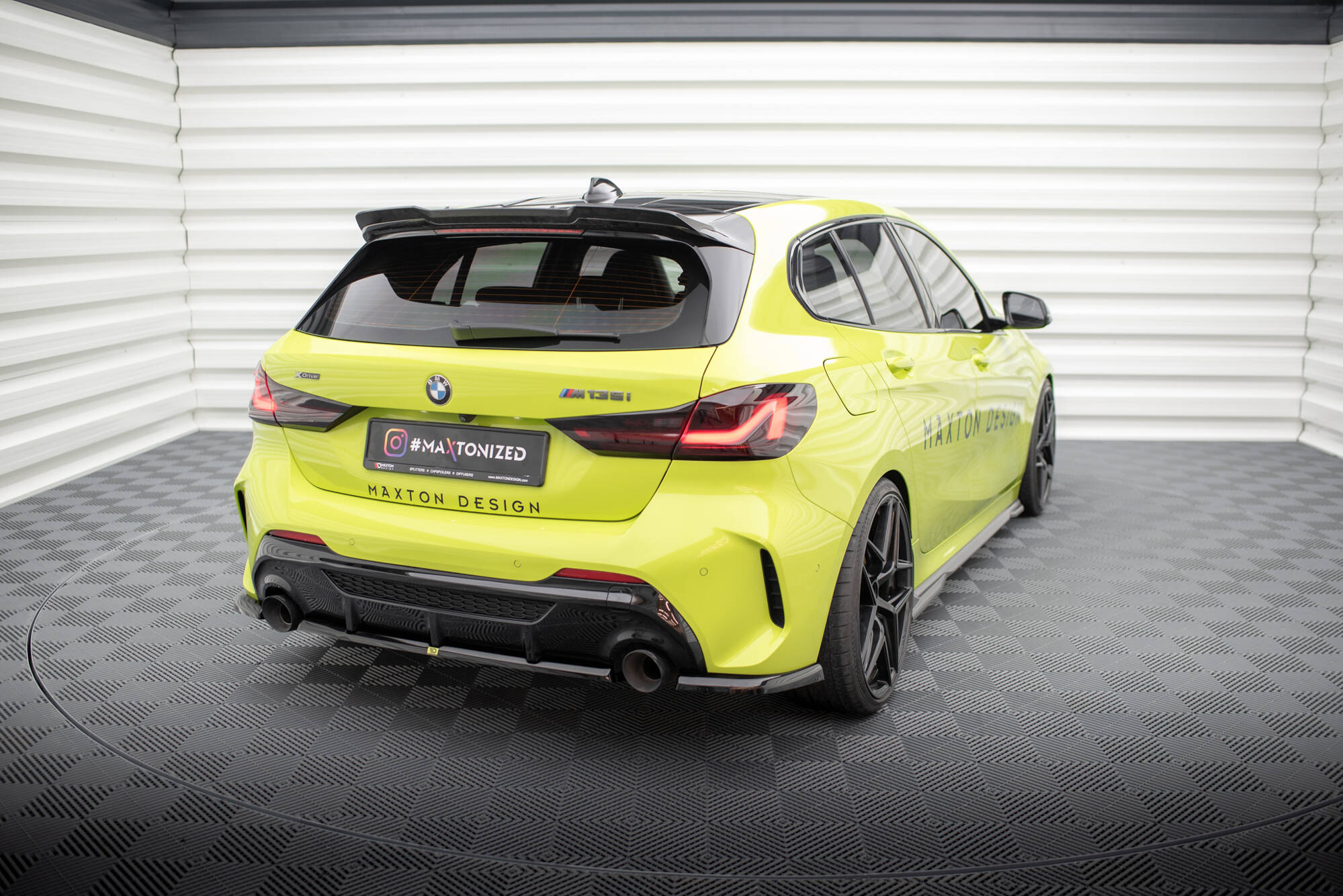 Flaps Heckansatz V1 Diffusor für1 für BMW 1er M - Paket / M135i F40