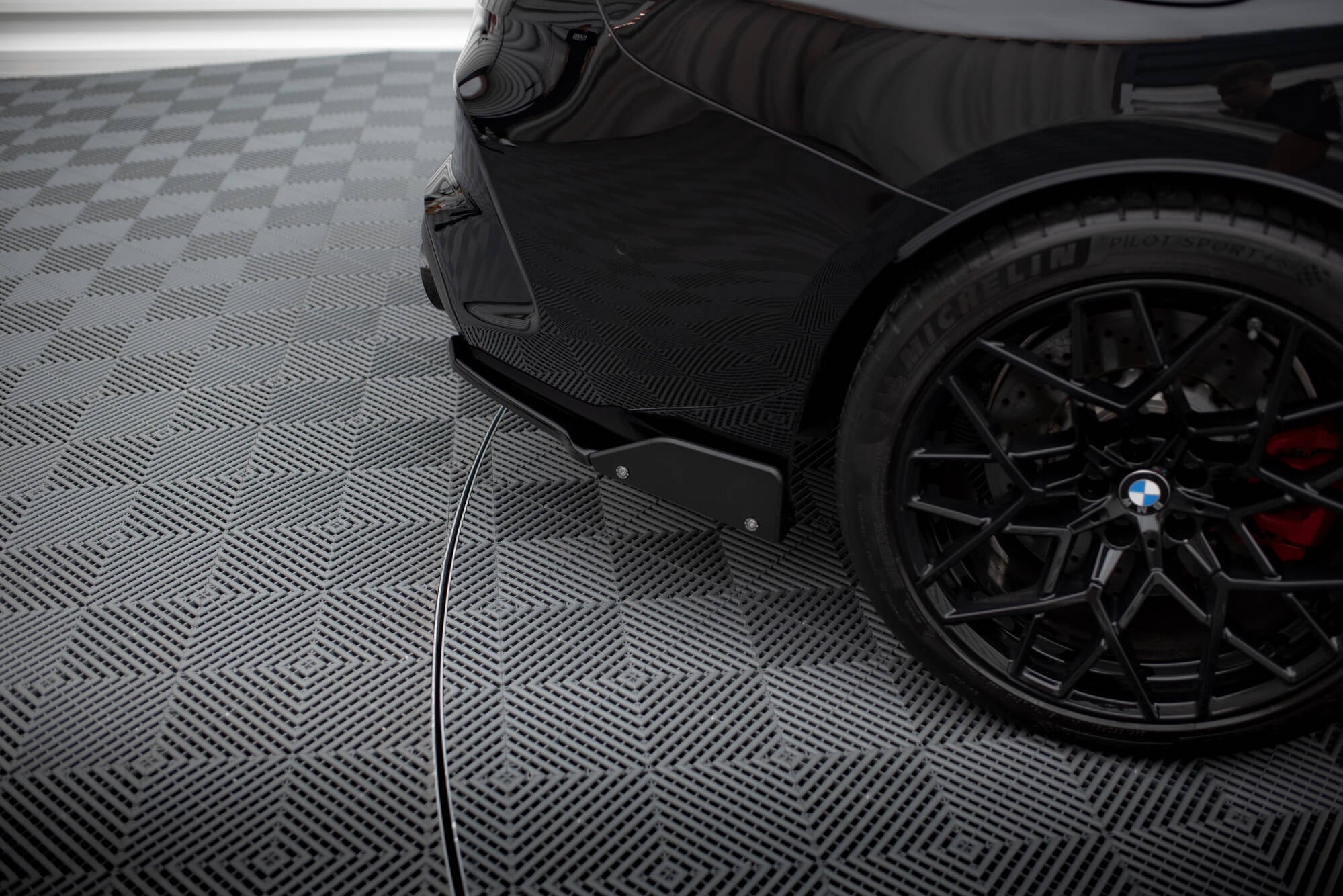 Flaps Heckansatz V1 Diffusor + Flaps für BMW M8 Gran Coupe F93