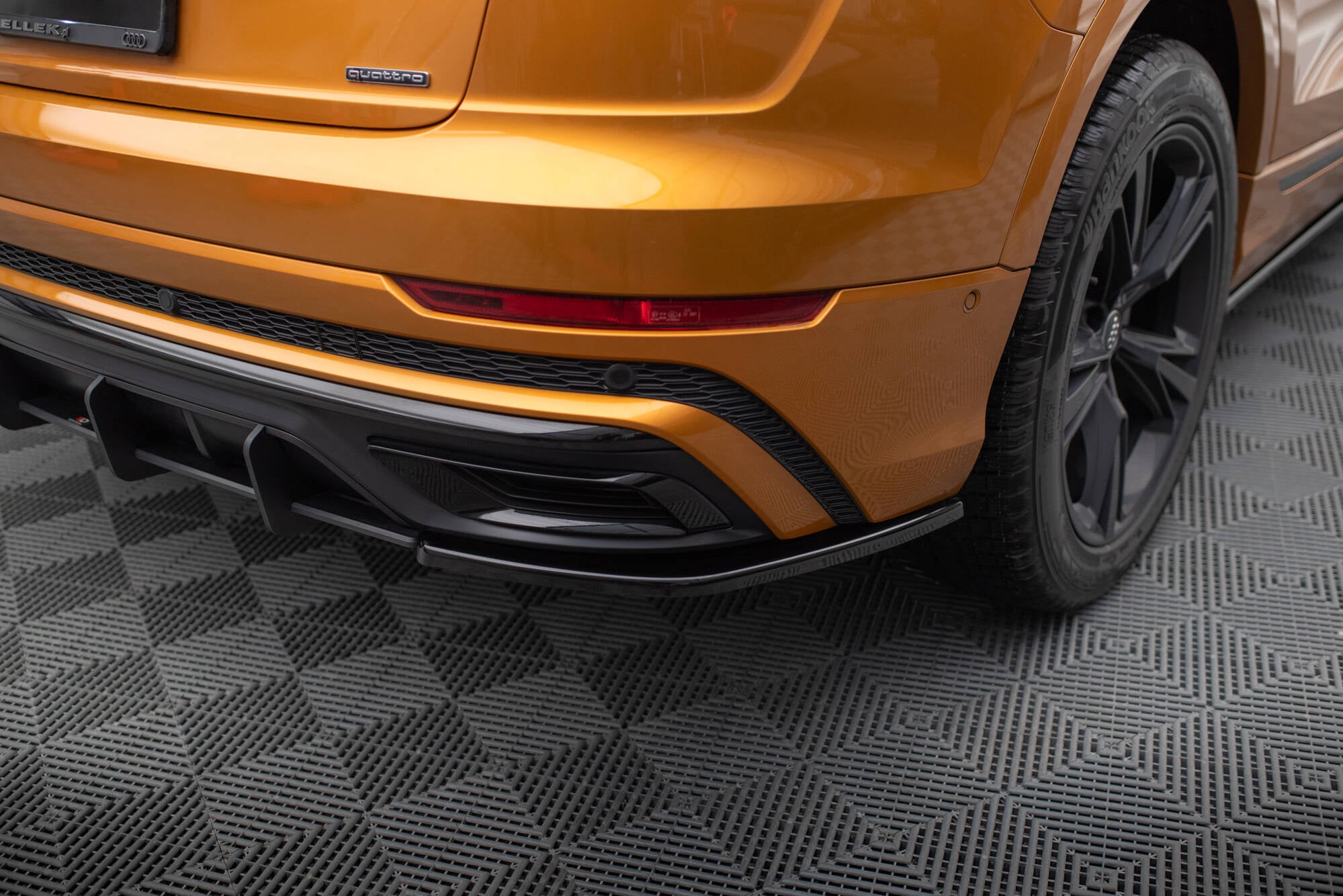 Flaps Heckansatz Flaps Heckansatz für Audi Q8 S-line Mk1