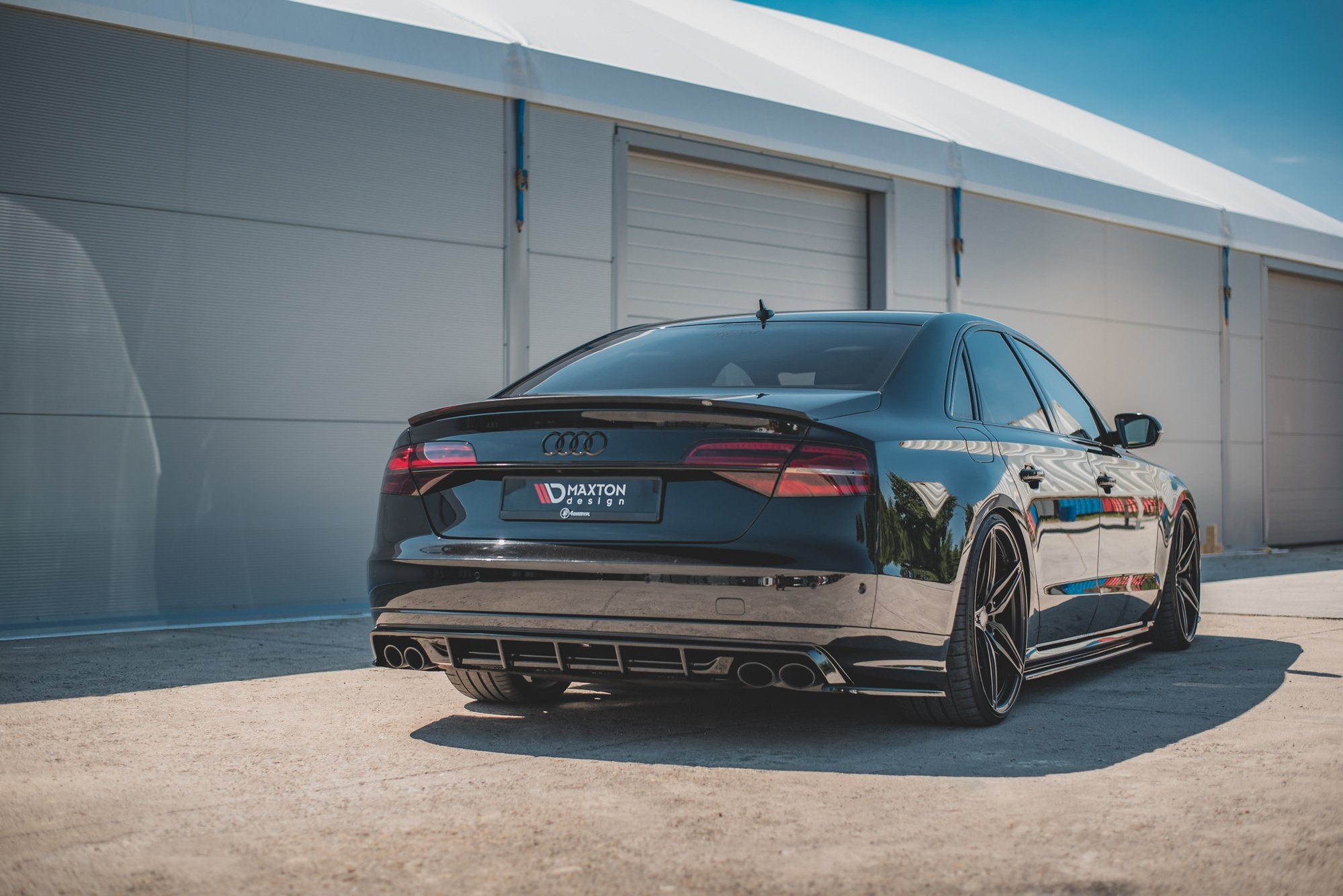 Diffusor Heck Ansatz für Audi S8 D4 Facelift