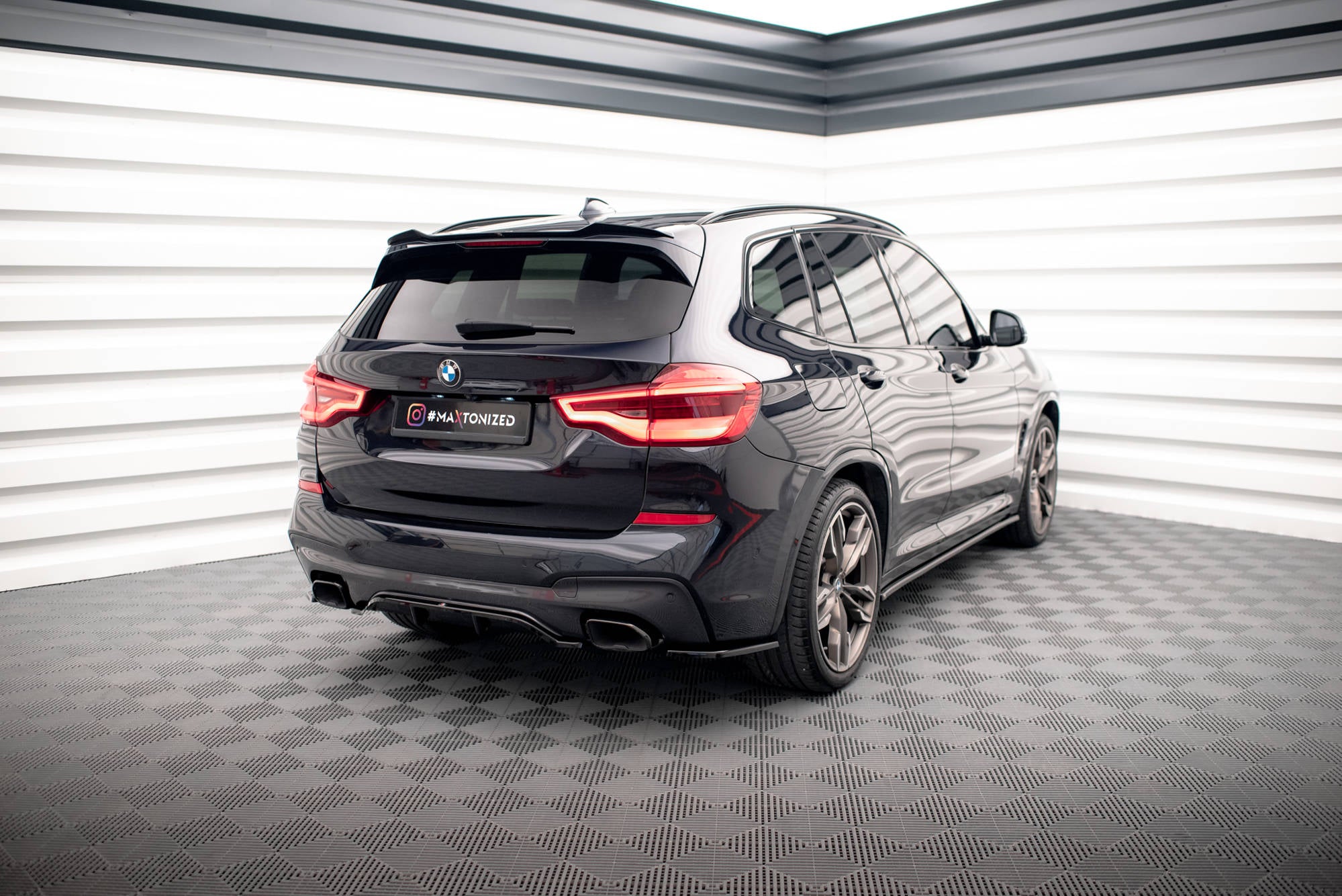 Flaps Heckansatz Diffusor für BMW X3 M40i / M40d G01