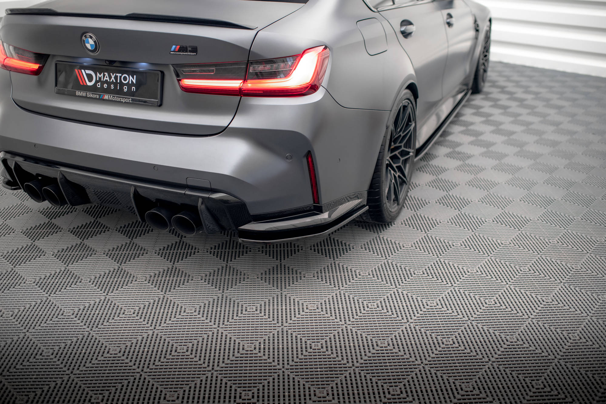 Flaps Heckansatz V1 Diffusor für BMW M3 Limousine / Touring G80 / G81