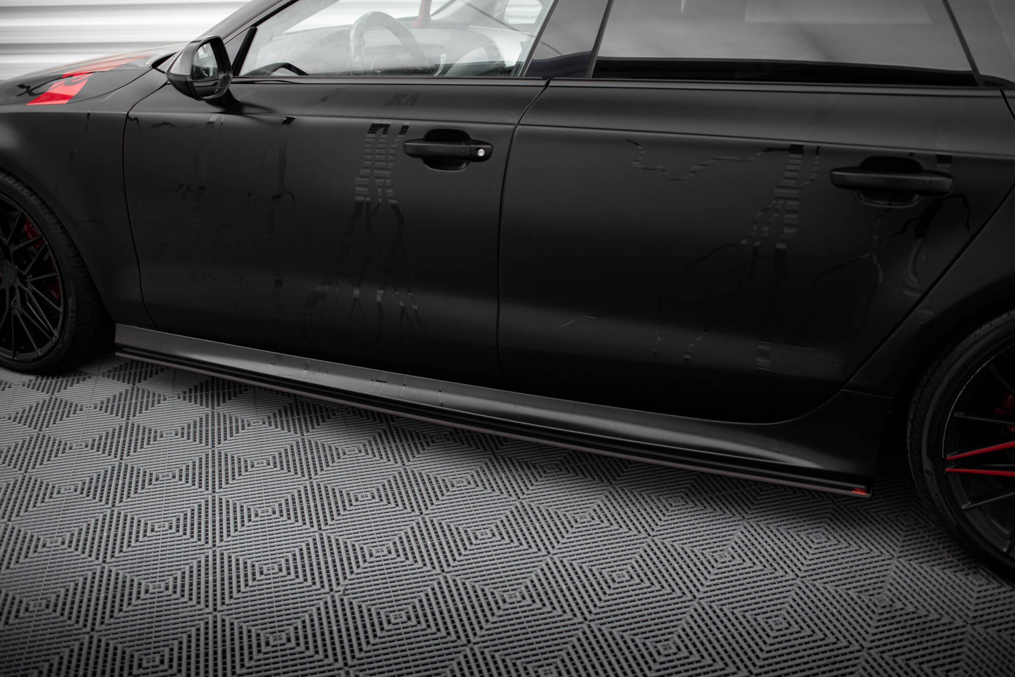 Street Pro Seitenschweller Ansatz für Audi A7 RS7 Look C7