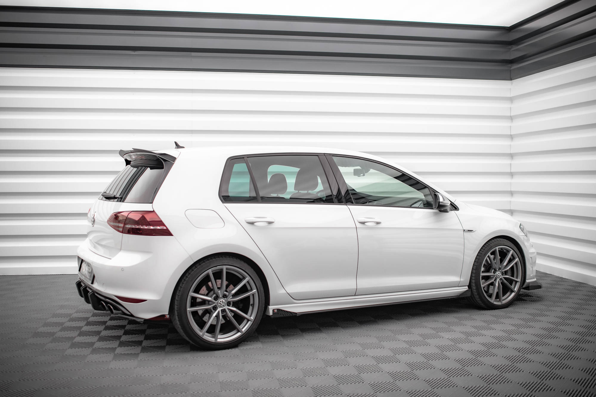 Street Pro Seitenschweller Ansatz für + Flaps Volkswagen Golf R Mk7